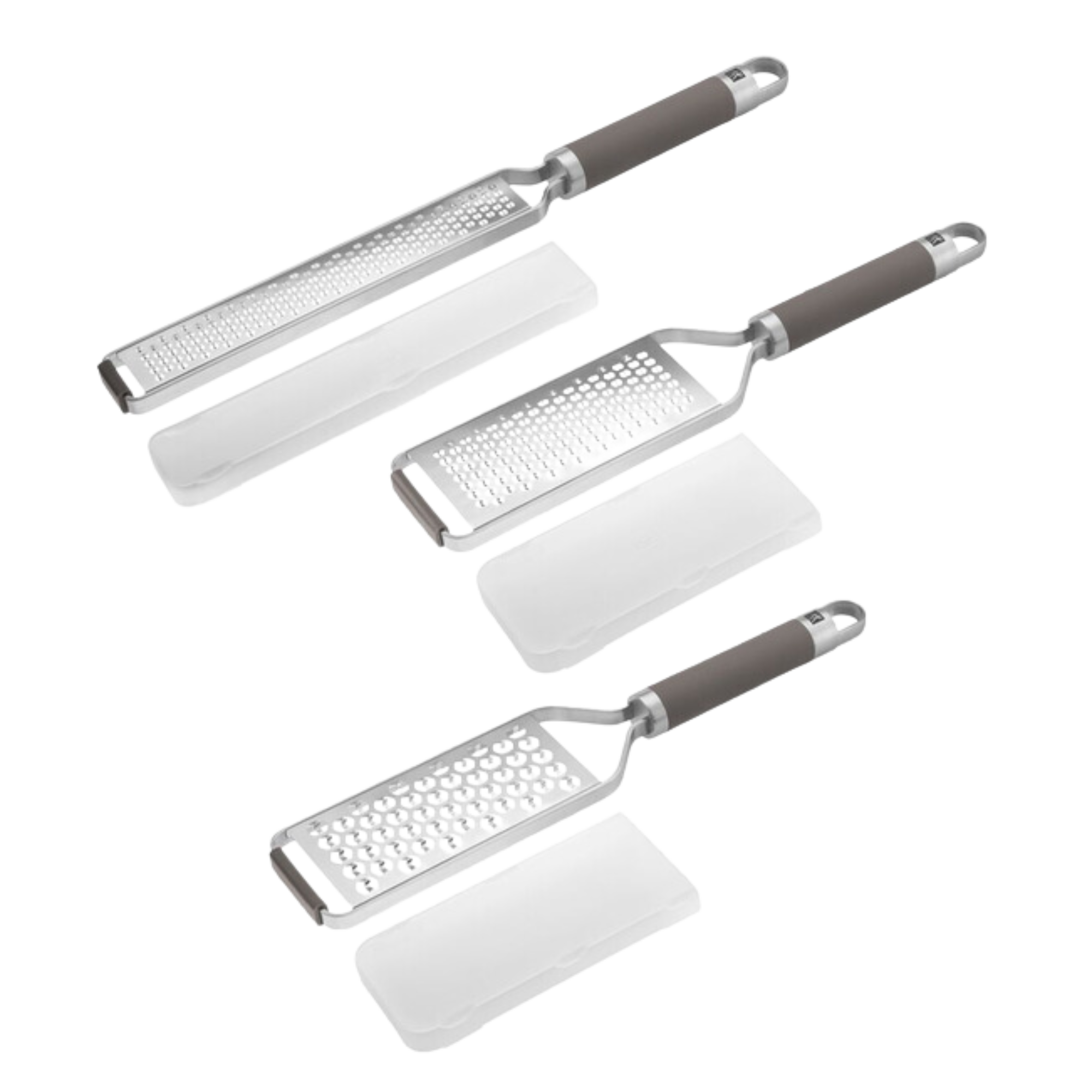 ZWILLING PRO 3-Piece Grater Set - Stainless Steel-Food Grater-DECOROLALA