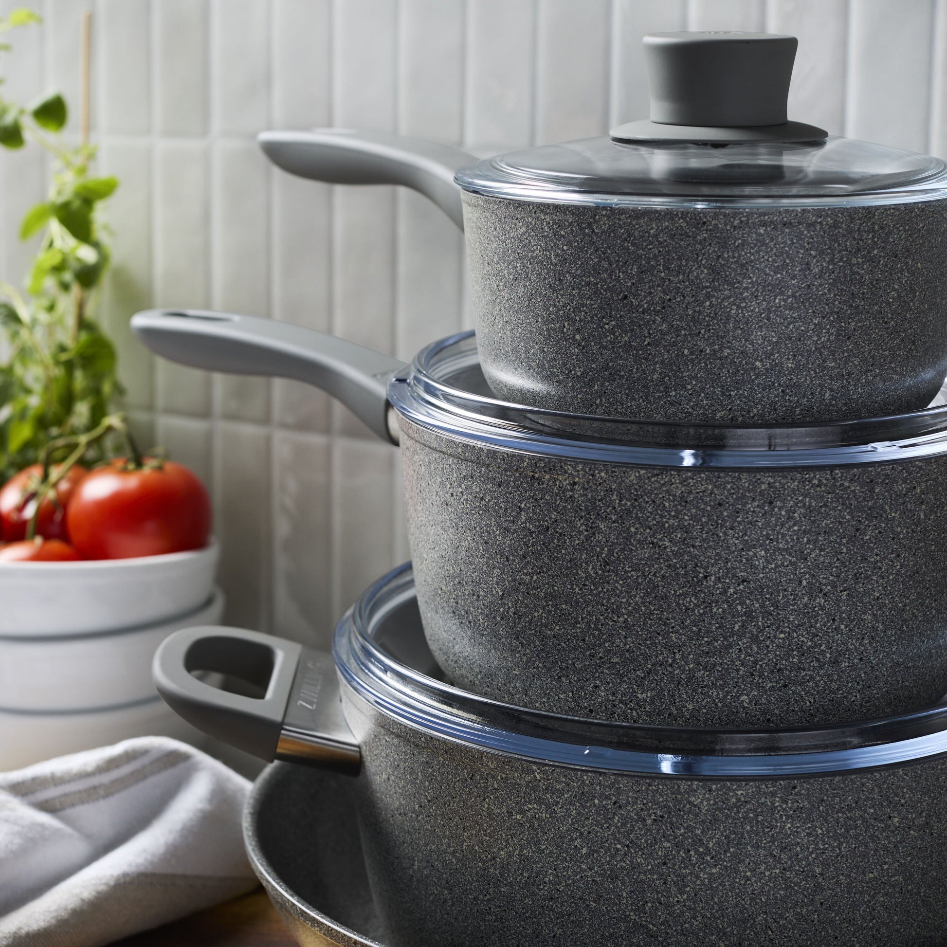 ZWILLING Parma Plus Ceramic 10 Piece Aluminum Cookware Set-Cookware Set-DECOROLALA