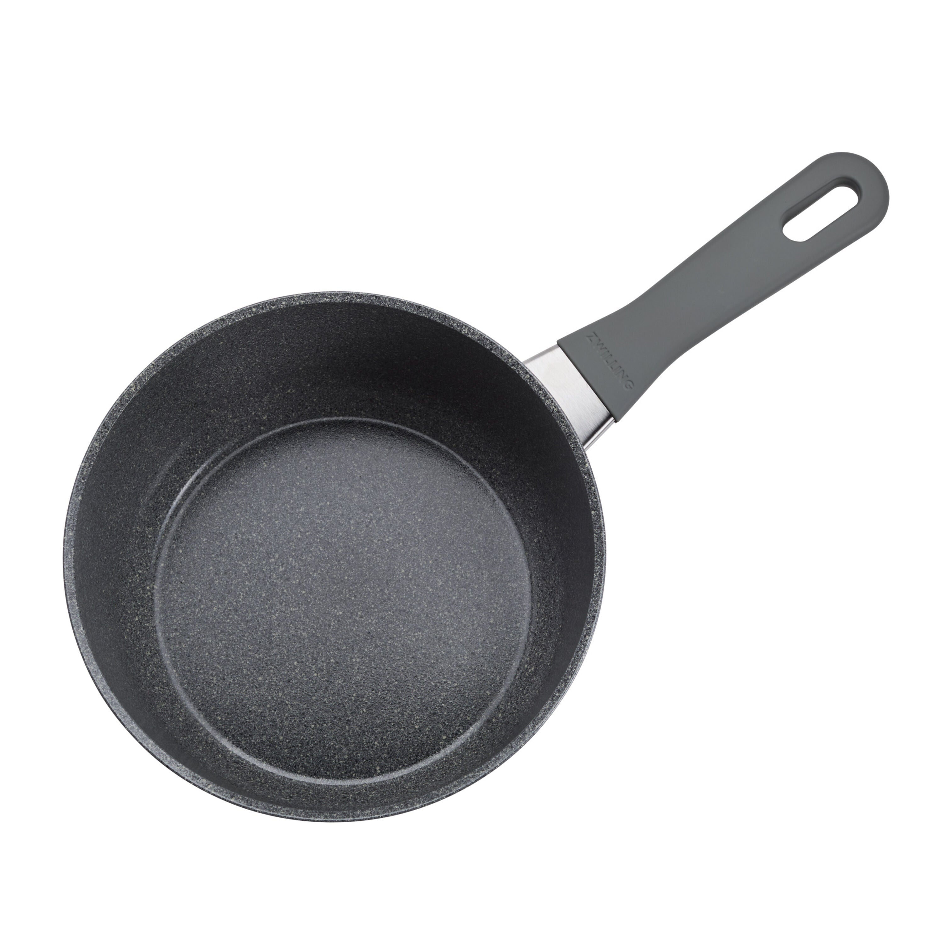 ZWILLING Parma Plus Ceramic 2.75 L Aluminum Round Sauce Pan With Lid, Grey-Saucepan-DECOROLALA