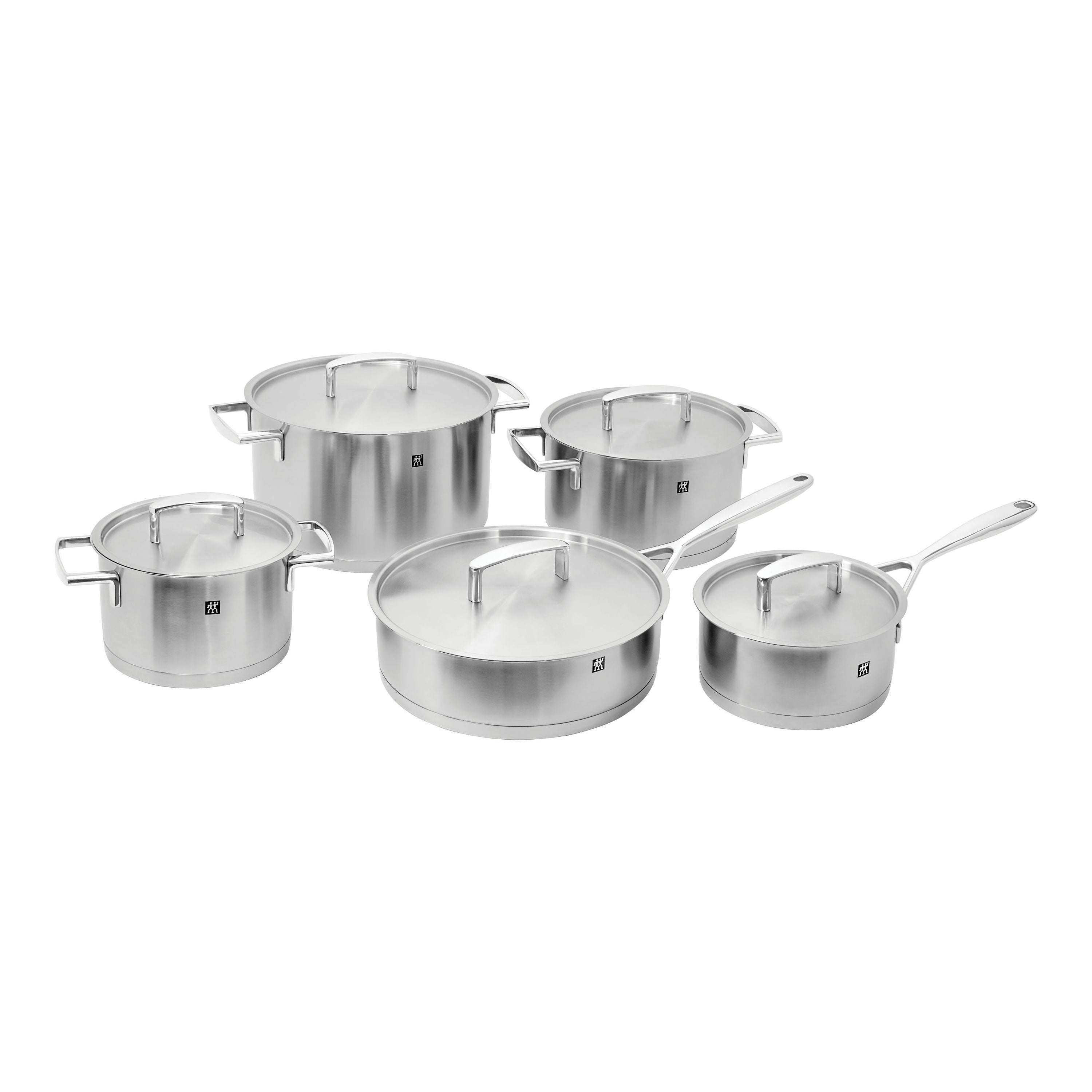 ZWILLING Passion 10pc Cookware Set - Stainless Steel-Cookware Set-DECOROLALA