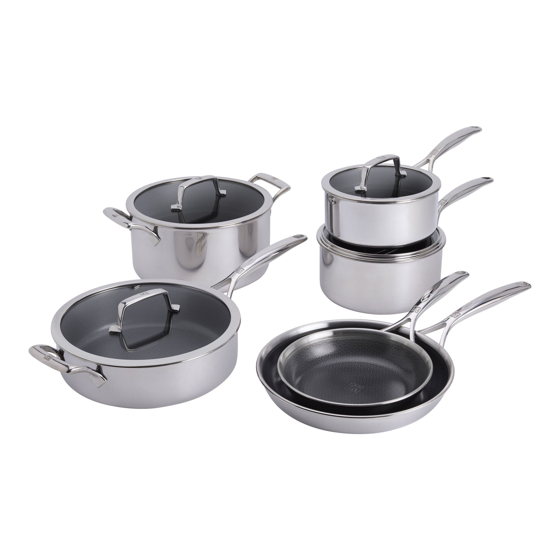 ZWILLING Peak 10pc Cookware Set Stainless Steel-Cookware-DECOROLALA