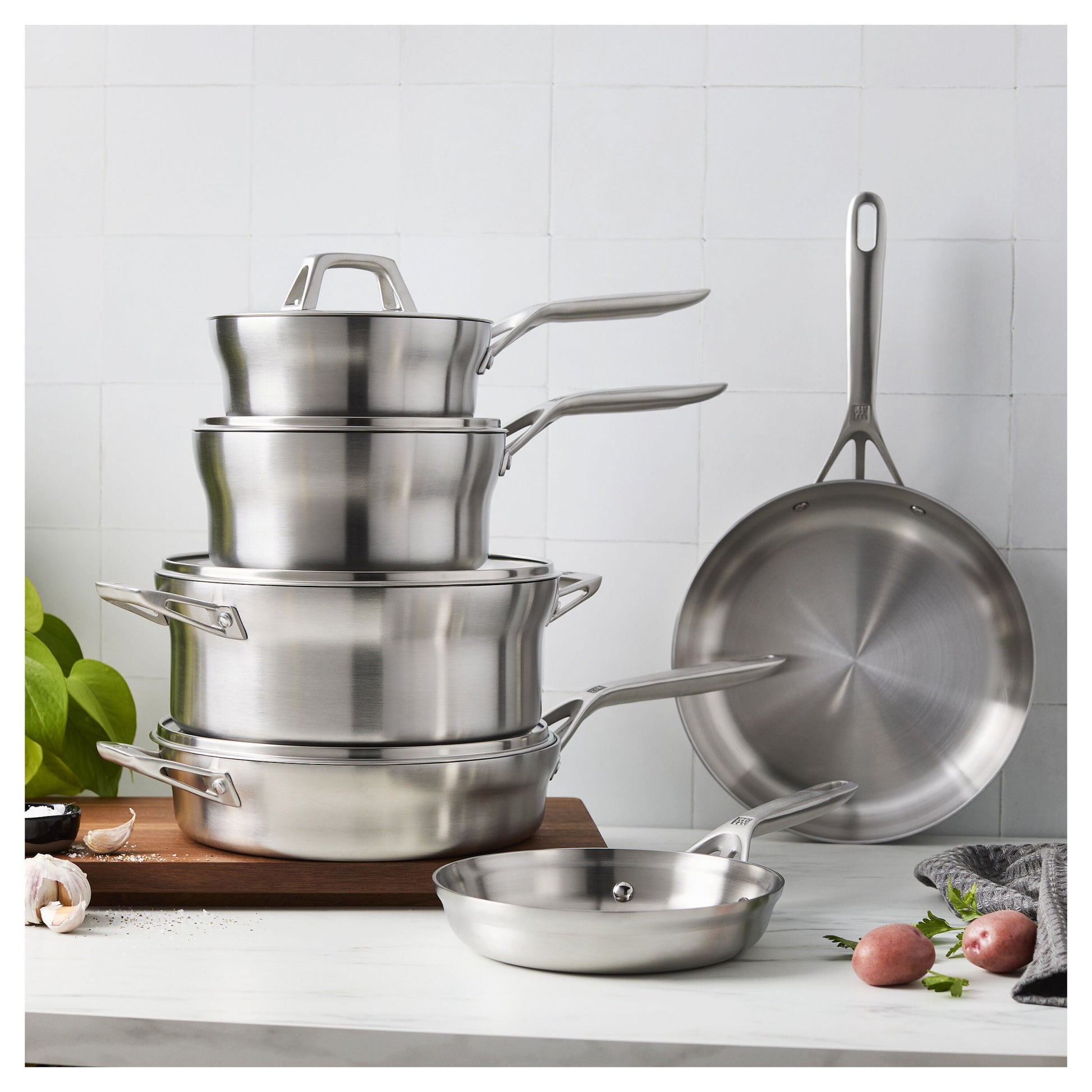 ZWILLING Peak 24cm Frying Pan Stainless Steel-DECOROLALA