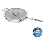 ZWILLING Peak 30cm Wok 18/10 Stainless Steel-DECOROLALA
