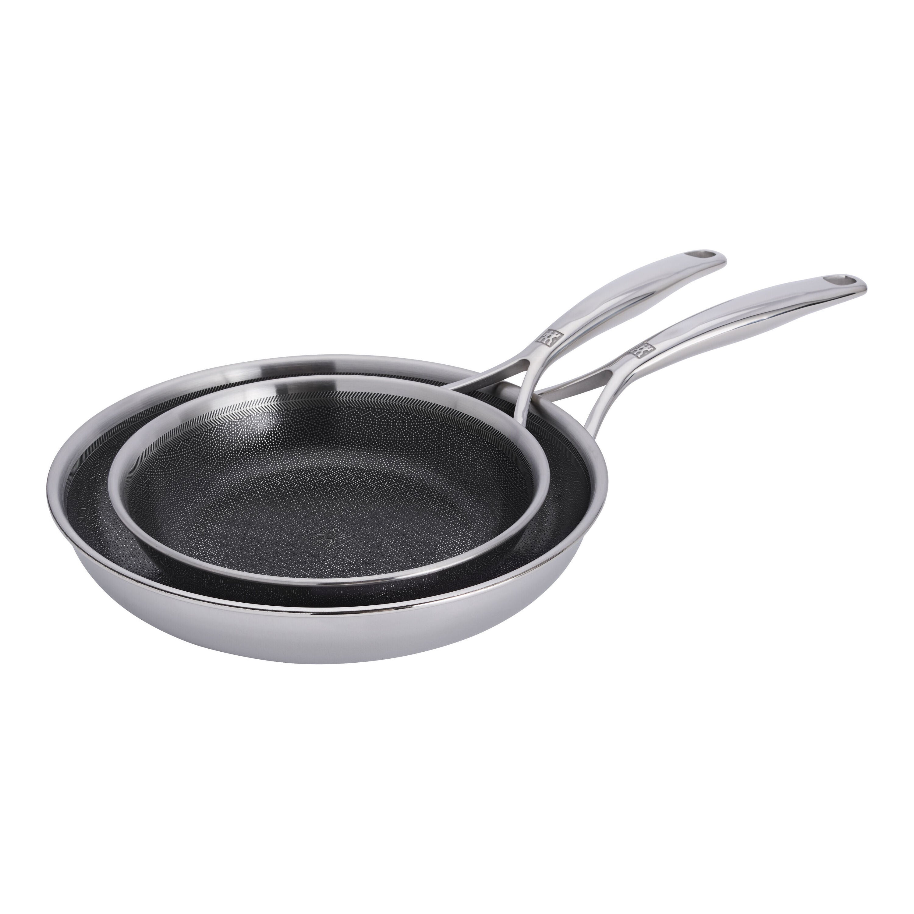 ZWILLING Peak Fry Pan Set 20/26cm Stainless Steel-Cookware-DECOROLALA