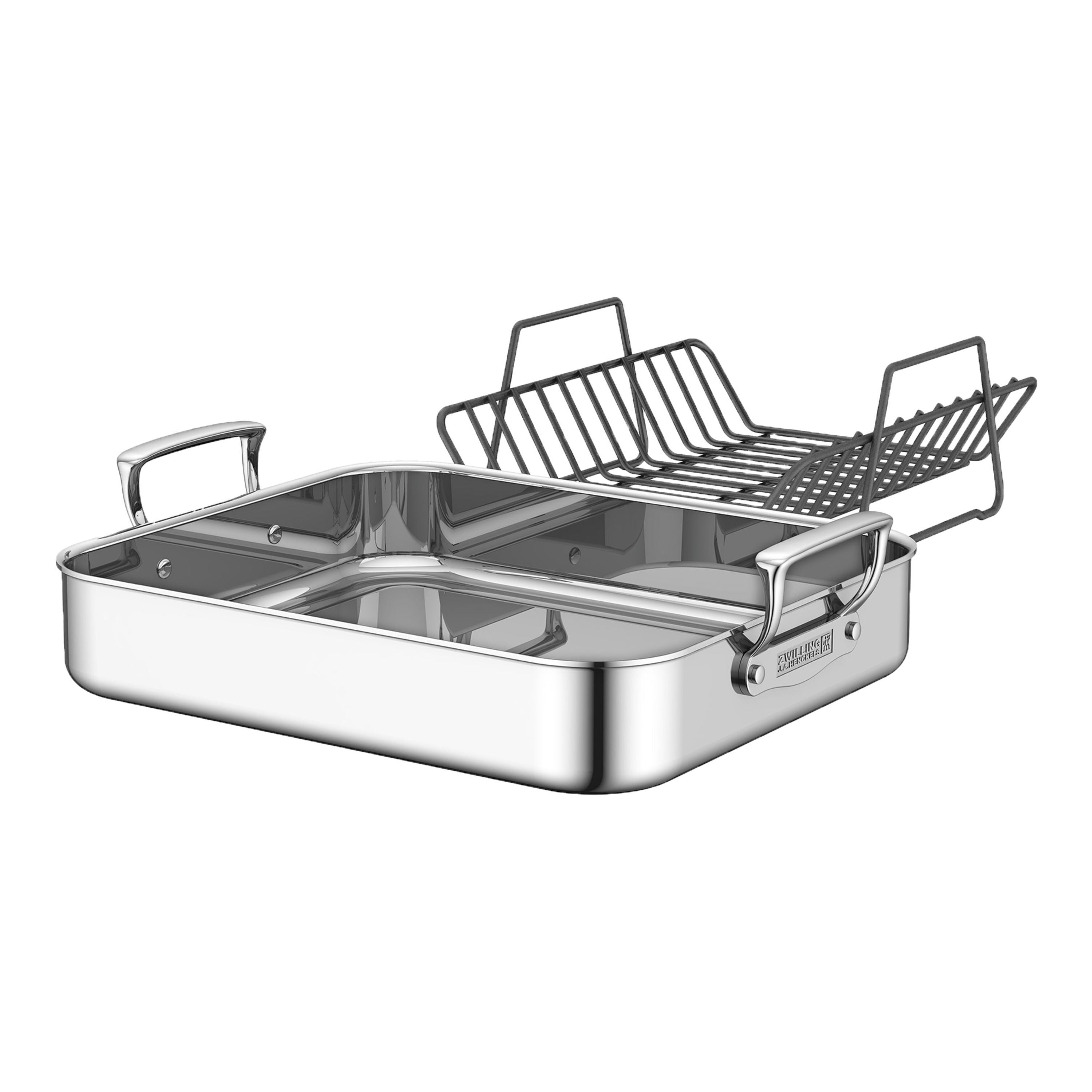 ZWILLING Plus 18/10 Stainless Steel Roaster with Rack-Bakeware-DECOROLALA