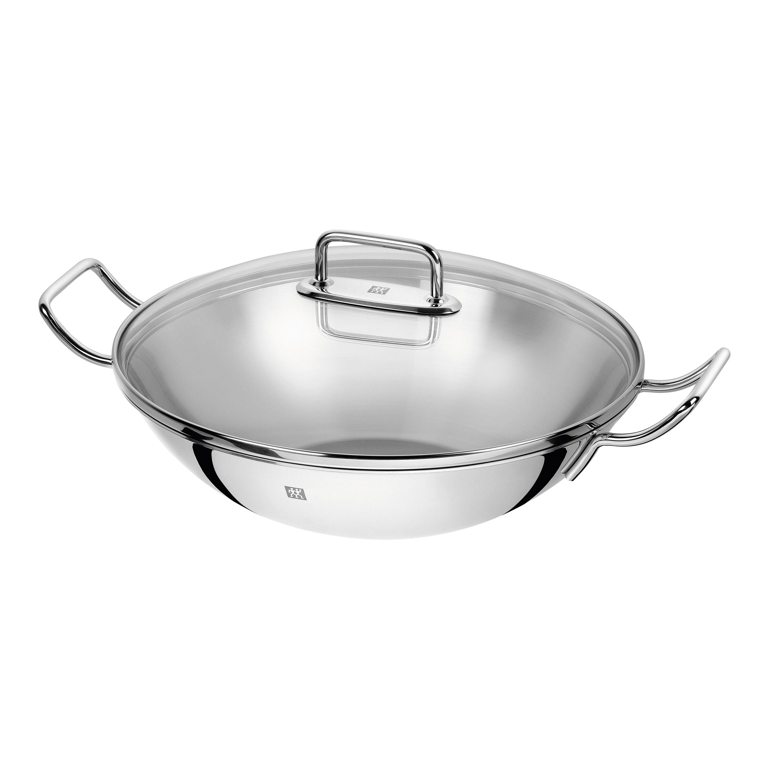ZWILLING Plus 3 Piece 18/10 Stainless Steel Wok With Steamer And Lid-Wok-DECOROLALA