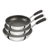 ZWILLING Plus 3 Piece Stainless Steel Fry Pan Set-Frying Pan-DECOROLALA