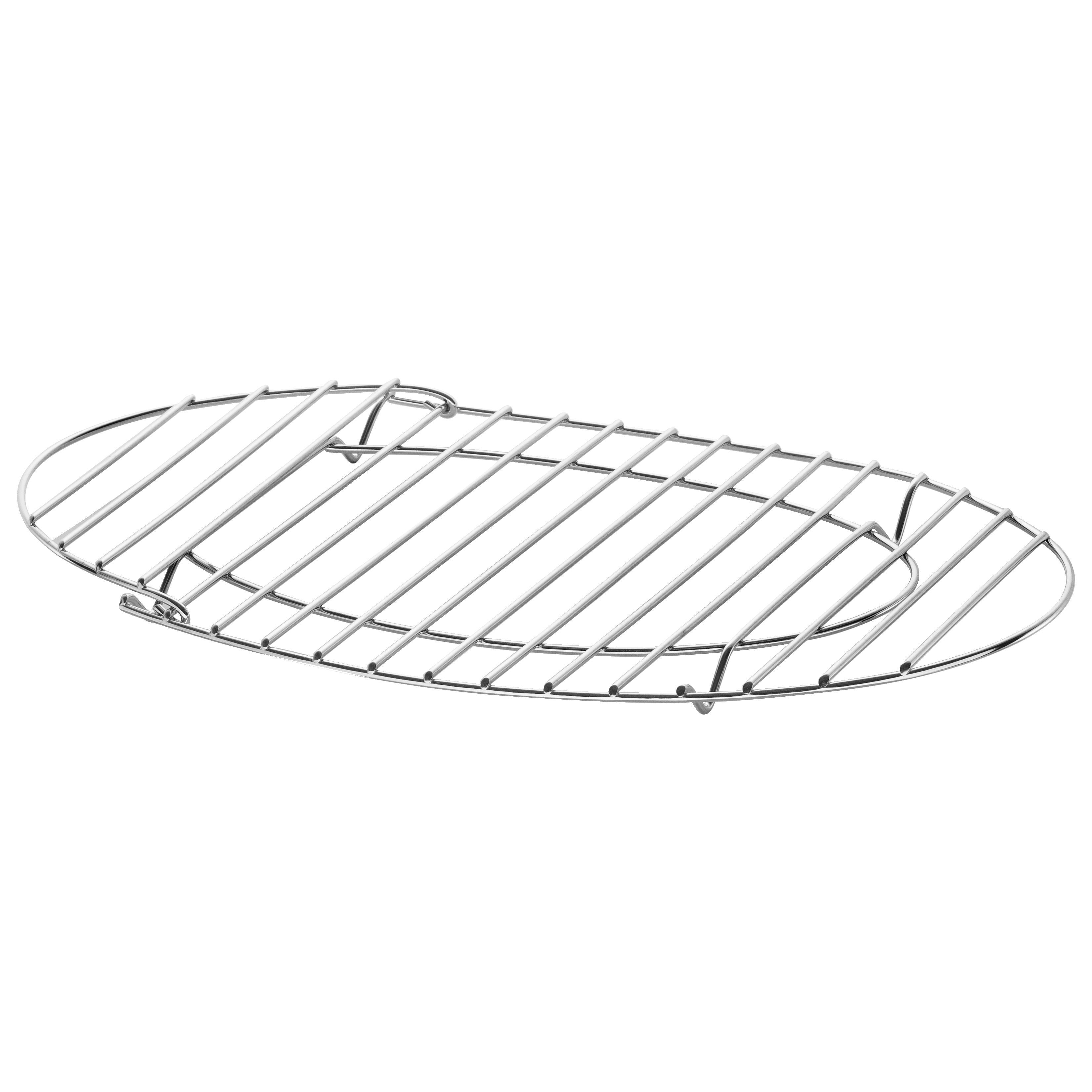 ZWILLING Plus 41 cm 18/10 Stainless Steel Oval Roaster, Silver-Bakeware-DECOROLALA