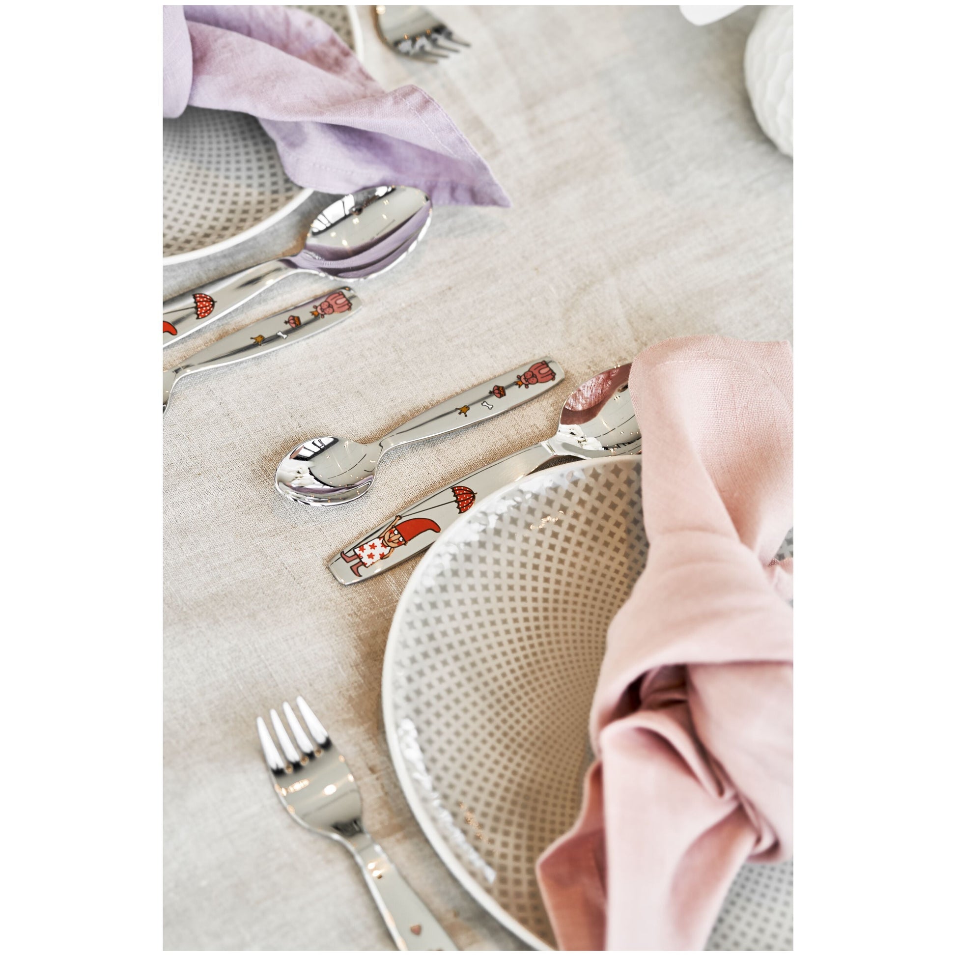 ZWILLING Prinzessin Emilie 4 Piece, Children's Flatware Set, Silver-Flatware Set-DECOROLALA