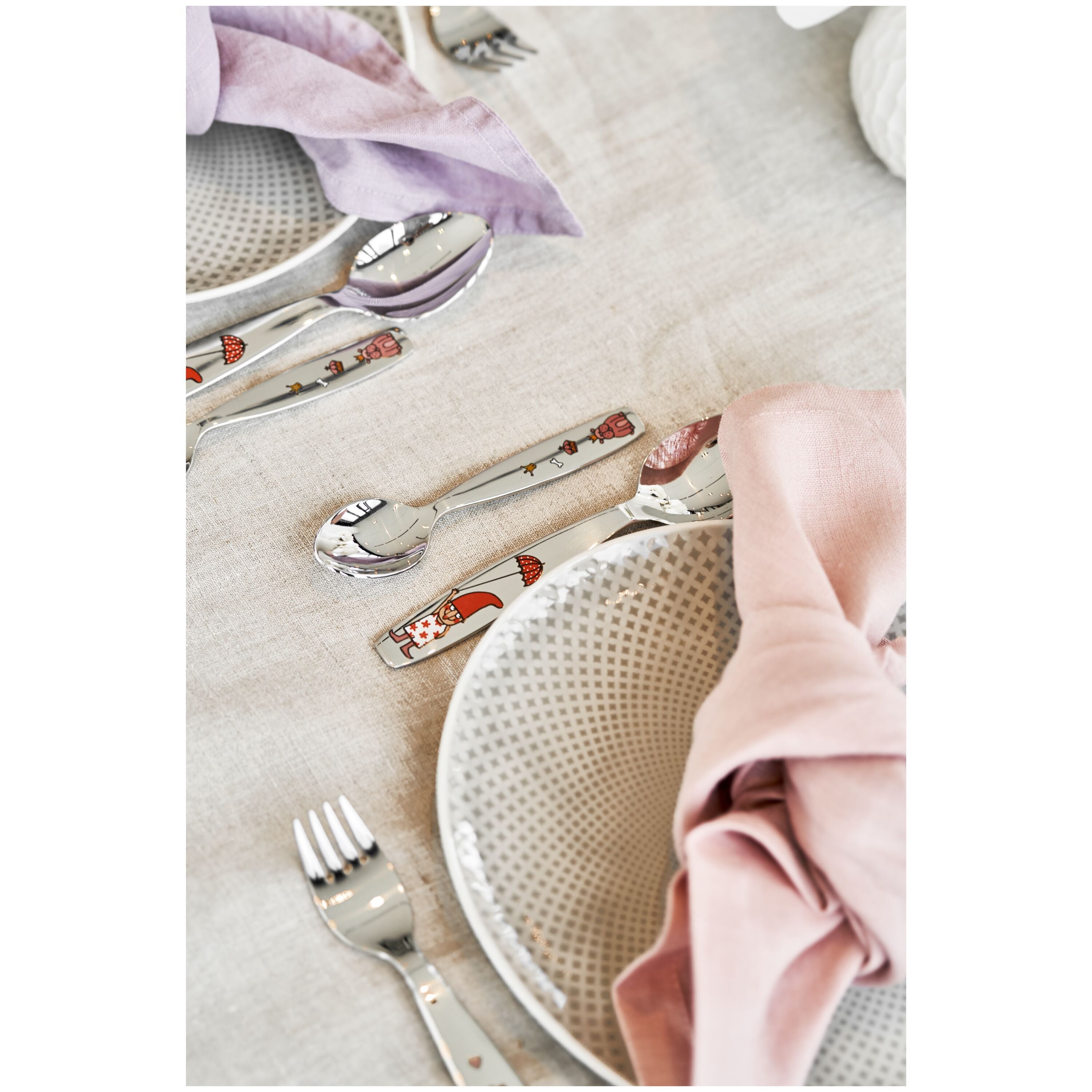 ZWILLING Prinzessin Emilie 4 Piece, Children's Flatware Set, Silver-Flatware Set-DECOROLALA