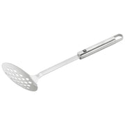 ZWILLING Pro 33 cm 18/10 Stainless Steel Skimming Ladle, Silver-Slotted Spoon-DECOROLALA