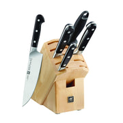 ZWILLING Pro 6 Piece Knife Block Set, Nature-Knife Set-DECOROLALA