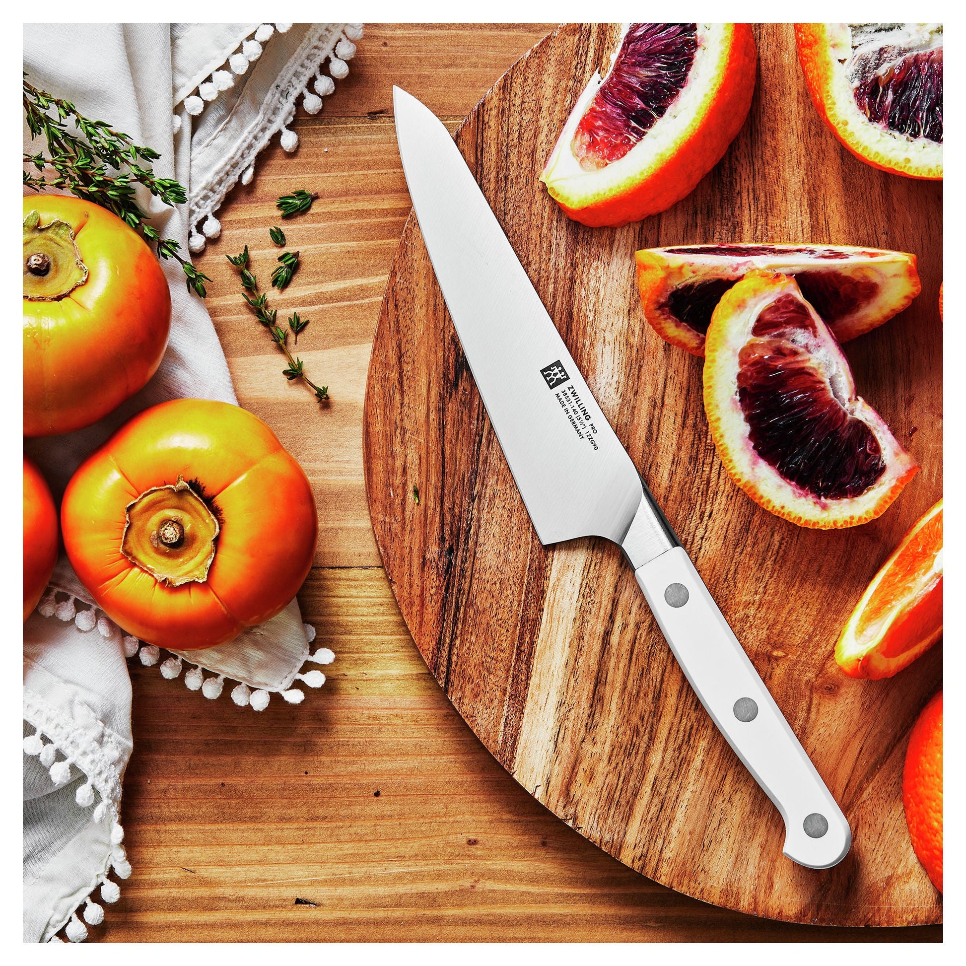 ZWILLING Pro Le Blanc 5.5" Chef's Knife White-Chef Knife-DECOROLALA