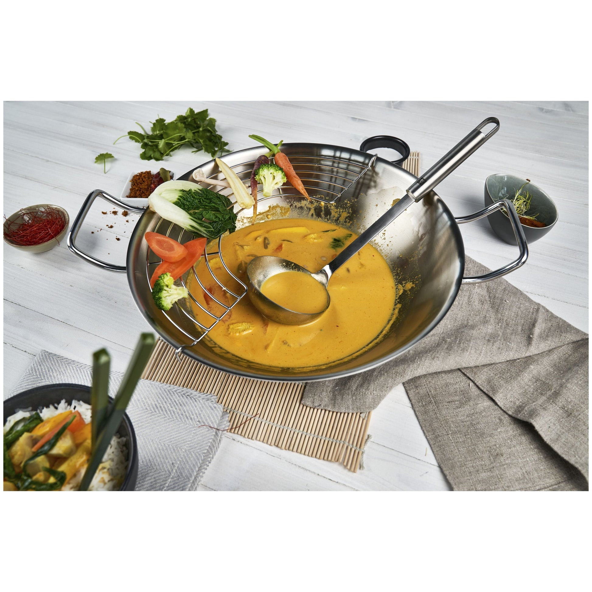 ZWILLING Pro Soup Ladle 32cm Stainless Steel-Ladl-DECOROLALA