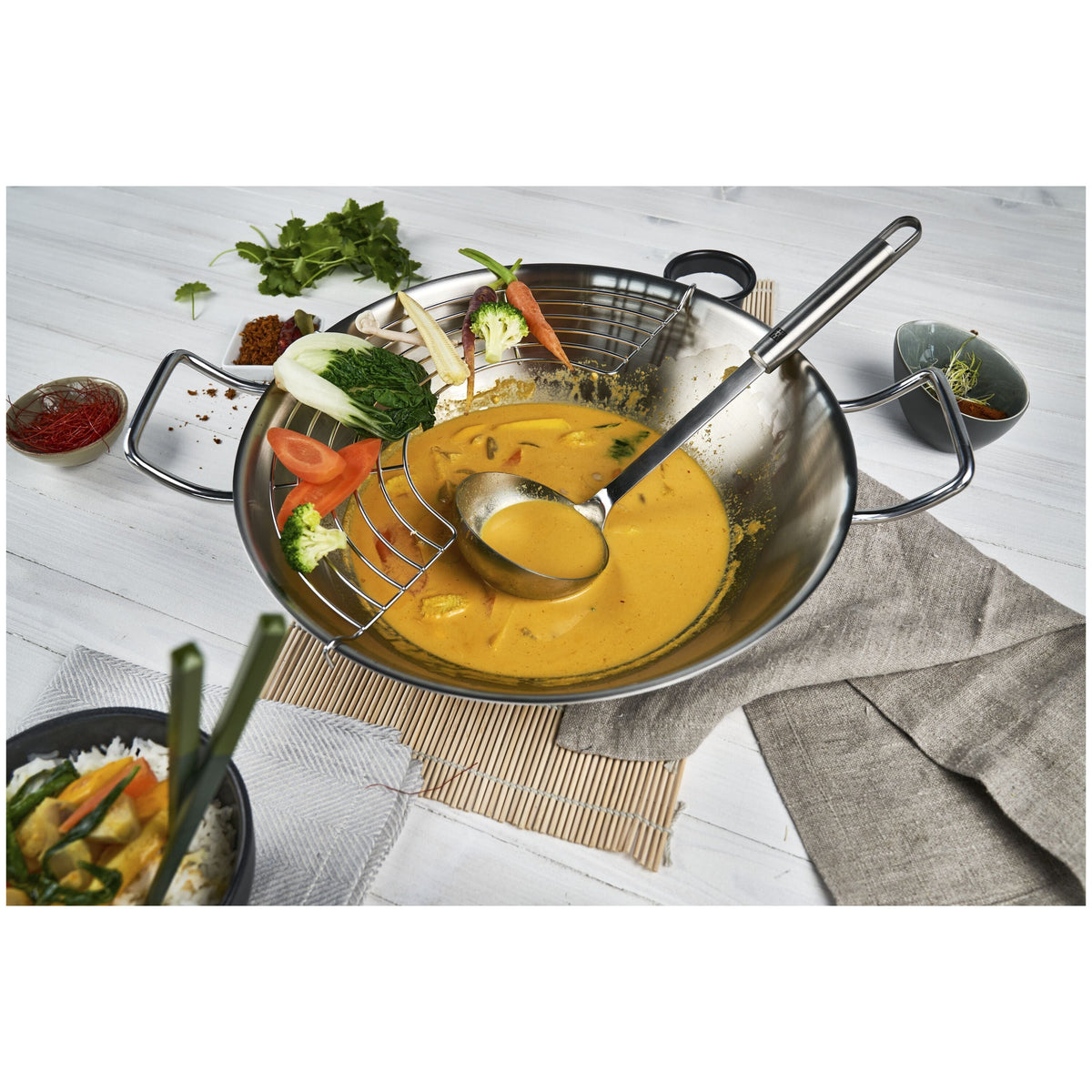 ZWILLING Pro Soup Ladle 32cm Stainless Steel-Ladles-DECOROLALA