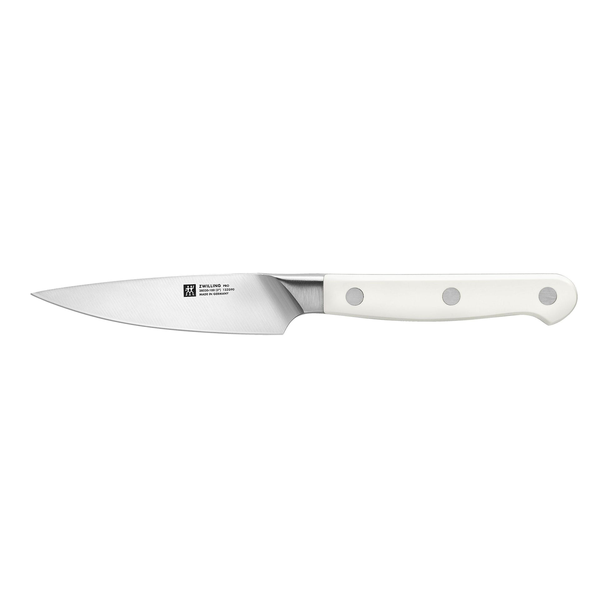 ZWILLING Pro le blanc 4 inch Paring Knife, White-Paring Knife-DECOROLALA