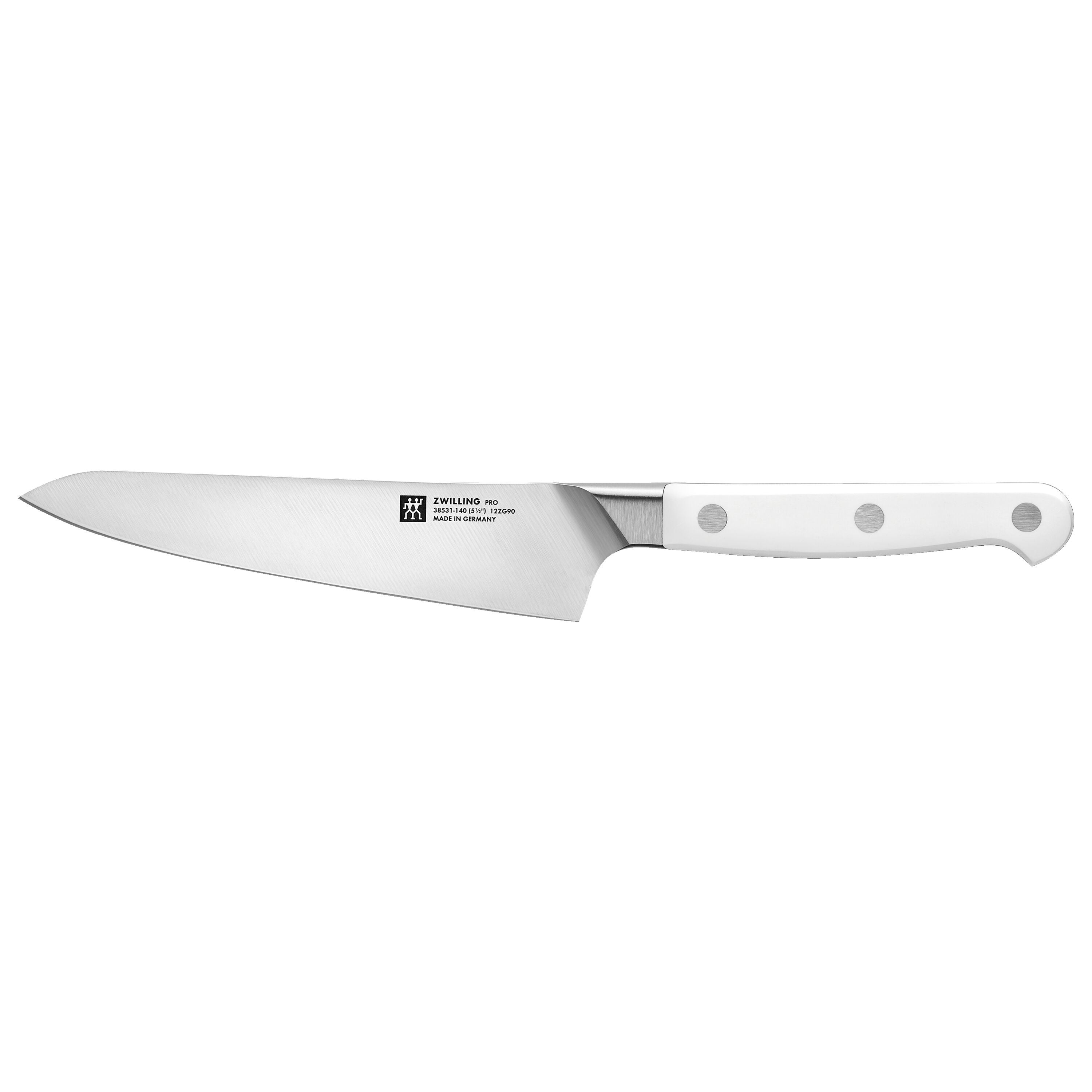 ZWILLING Pro le blanc 5.5 inch Chef's Knife Compact, White-Chef Knife-DECOROLALA