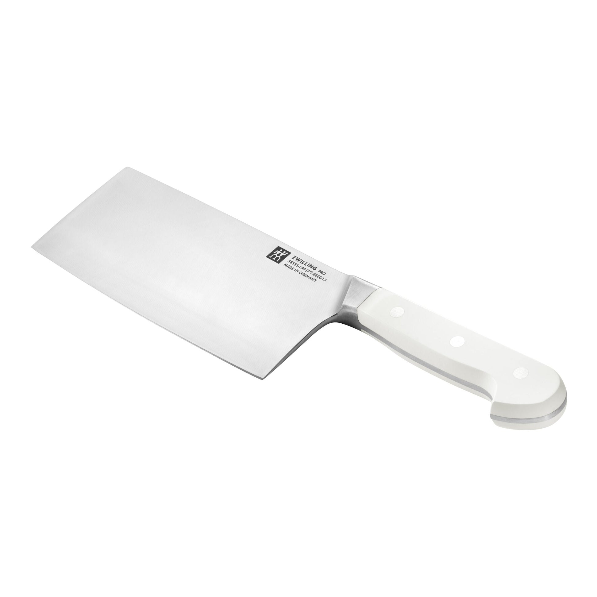 ZWILLING Pro le blanc 7 inch Chinese Chef's Knife, White-Chef Knife-DECOROLALA