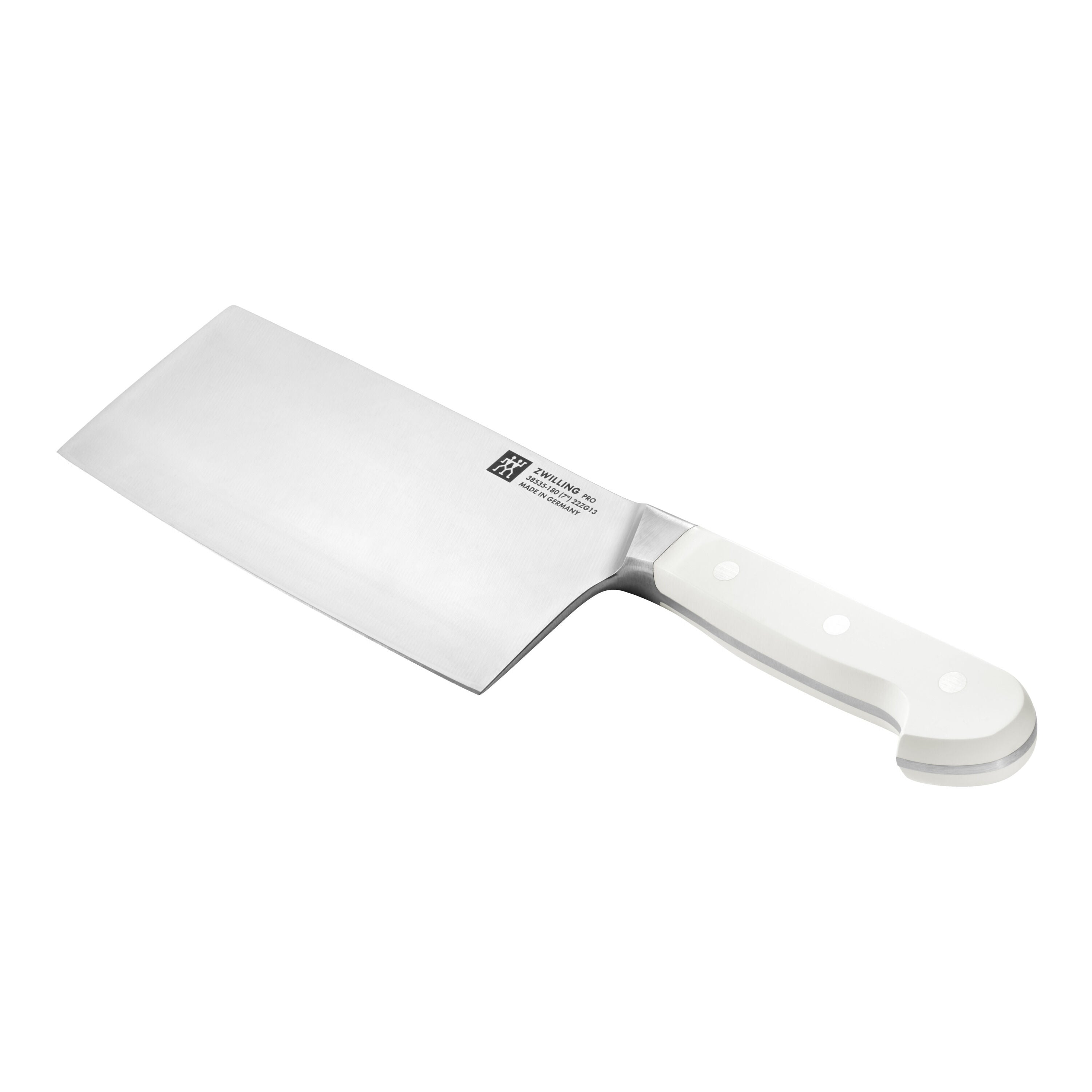 ZWILLING Pro le blanc 7 inch Chinese Chef's Knife, White-Chef Knife-DECOROLALA