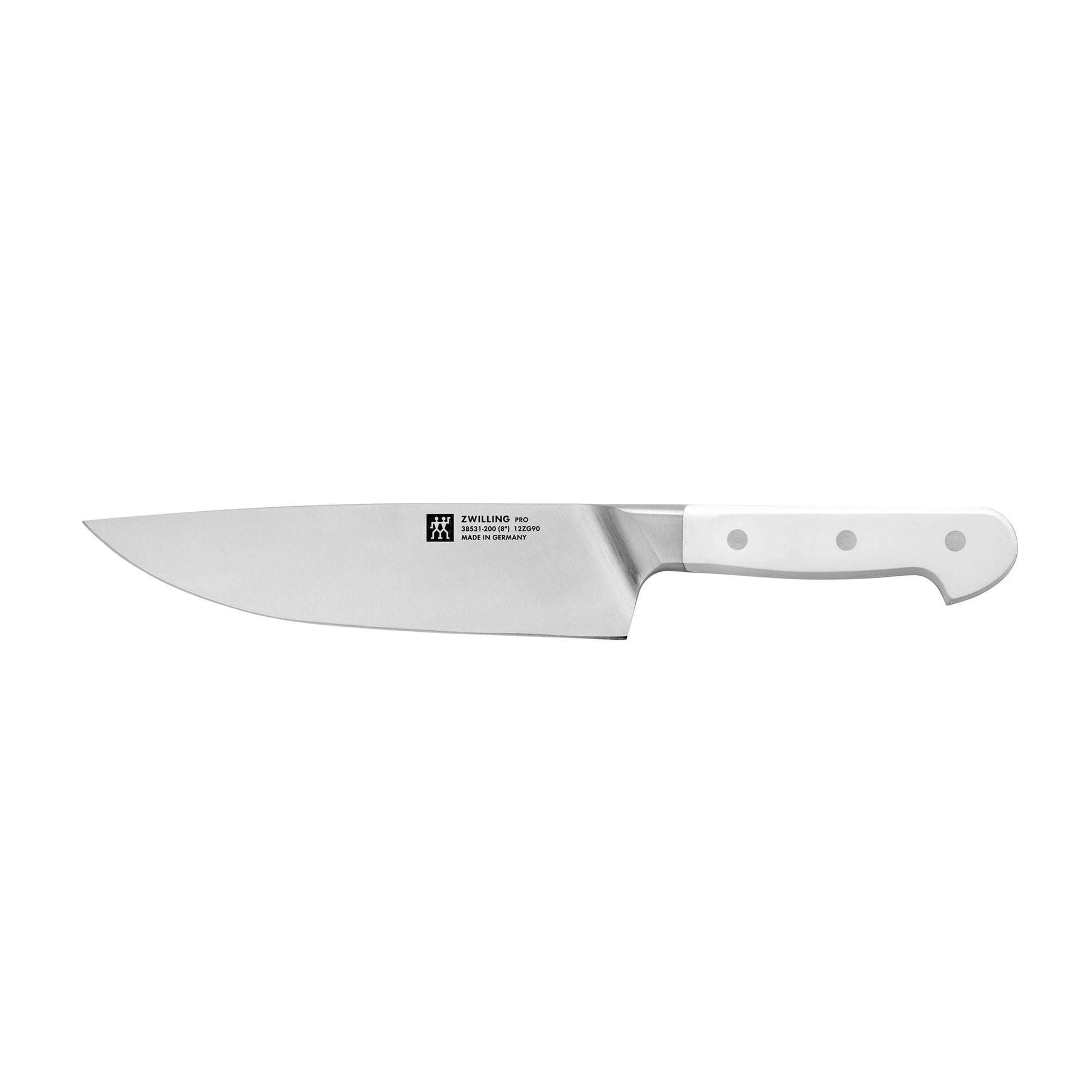 ZWILLING Pro le blanc 8 inch Chef's Knife, White-Chef Knife-DECOROLALA