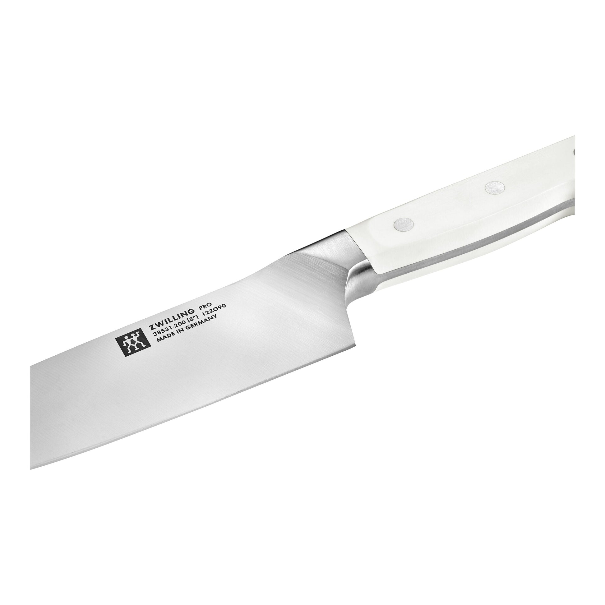 ZWILLING Pro le blanc 8 inch Chef's Knife, White-Chef Knife-DECOROLALA