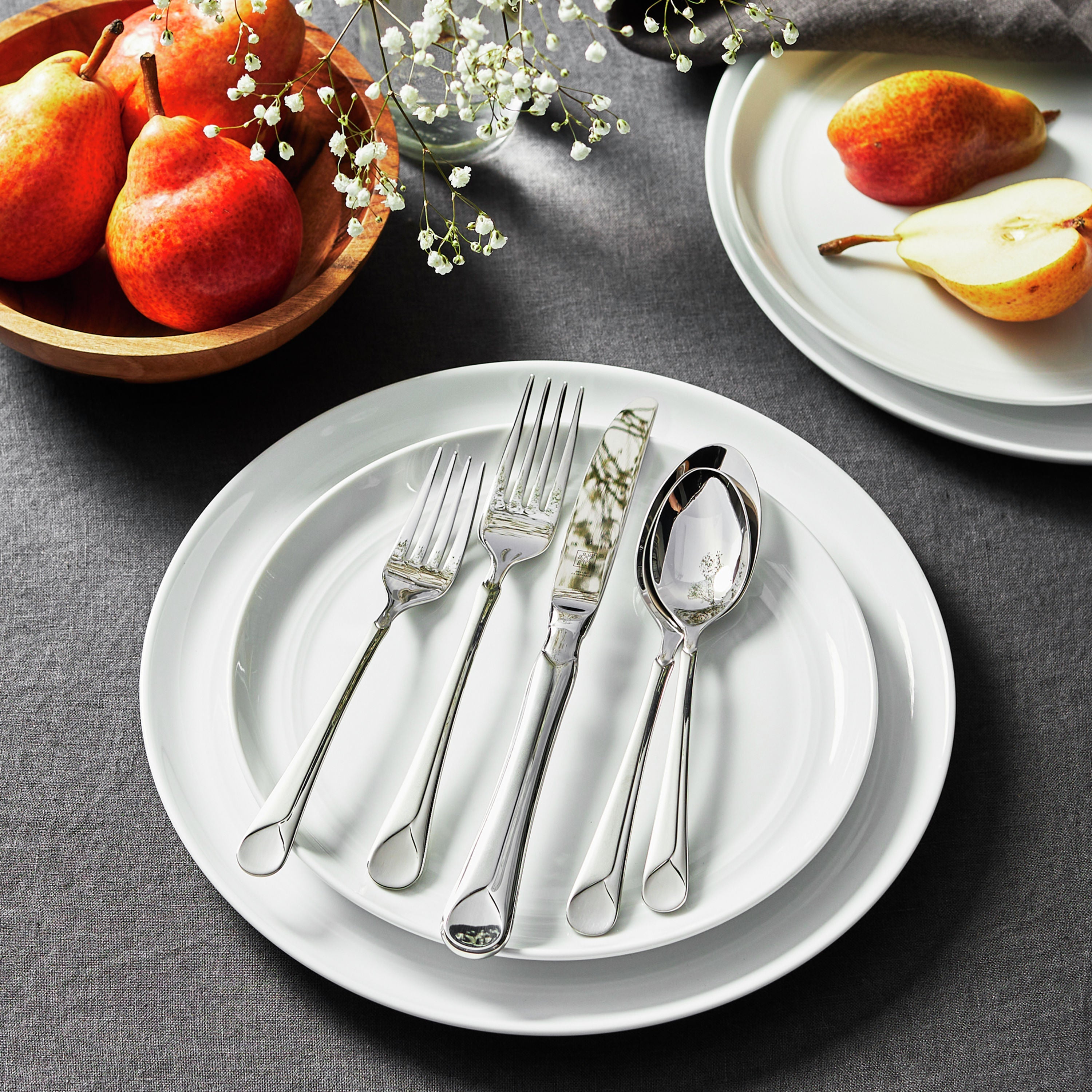 ZWILLING Provence 20 Piece Flatware Set Matted/Polished-Flatware Set-DECOROLALA