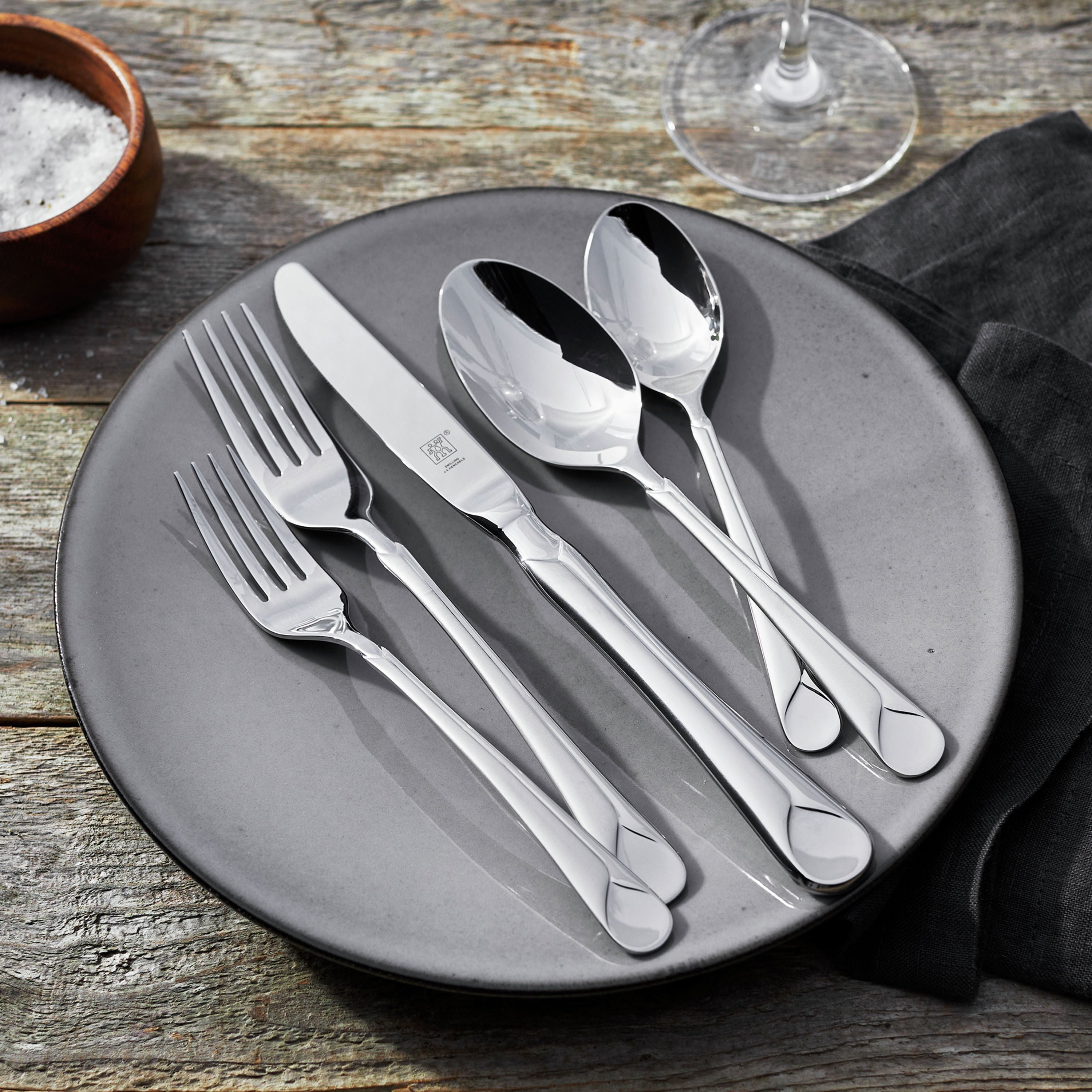 ZWILLING Provence 20pc Flatware Set Stainless Steel-Flatware Set-DECOROLALA