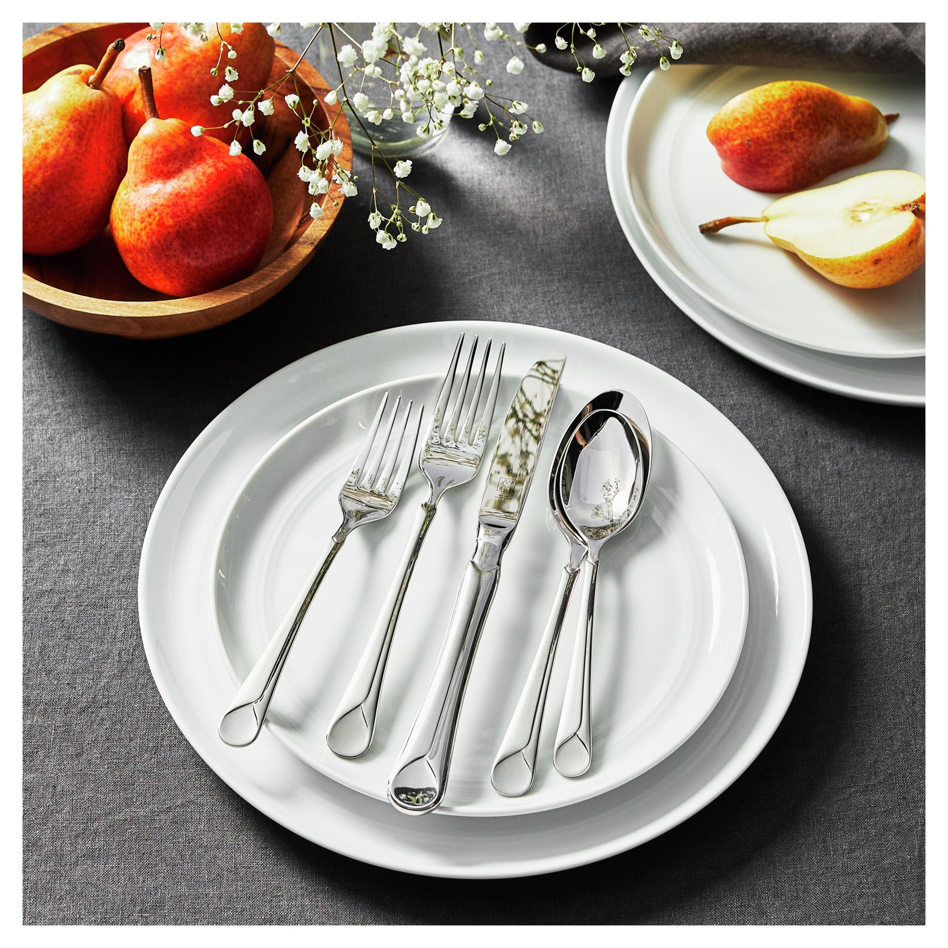 ZWILLING Provence 45pc Flatware Set Stainless Steel-Flatware Set-DECOROLALA