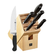 ZWILLING Pure 7 Piece Knife Block Set, Nature-n/a-DECOROLALA