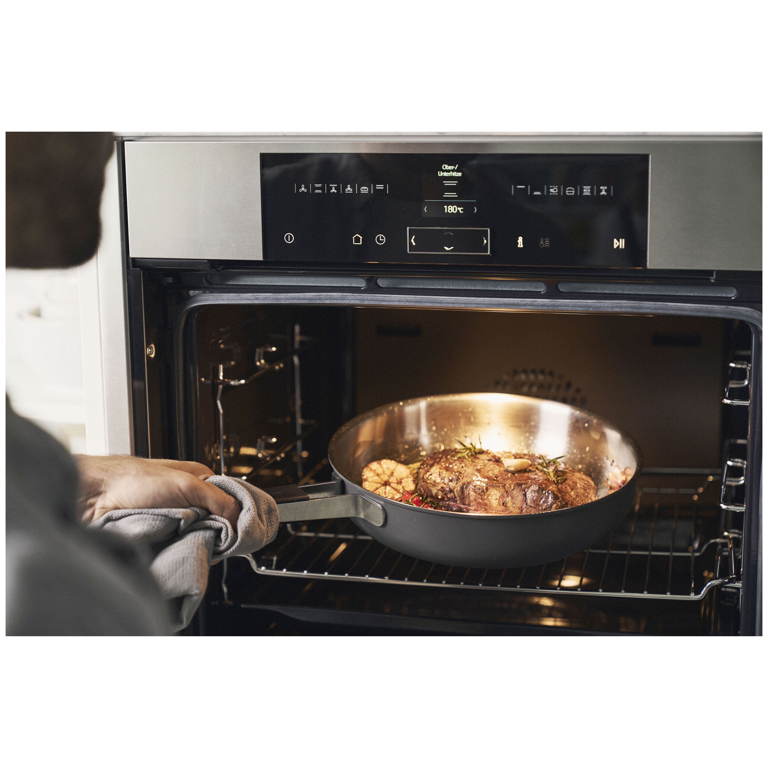 ZWILLING Pure Frying Pan, 24 cm / 9.5 inch, 18/10 Stainless Steel, Grey-Frying Pan-DECOROLALA