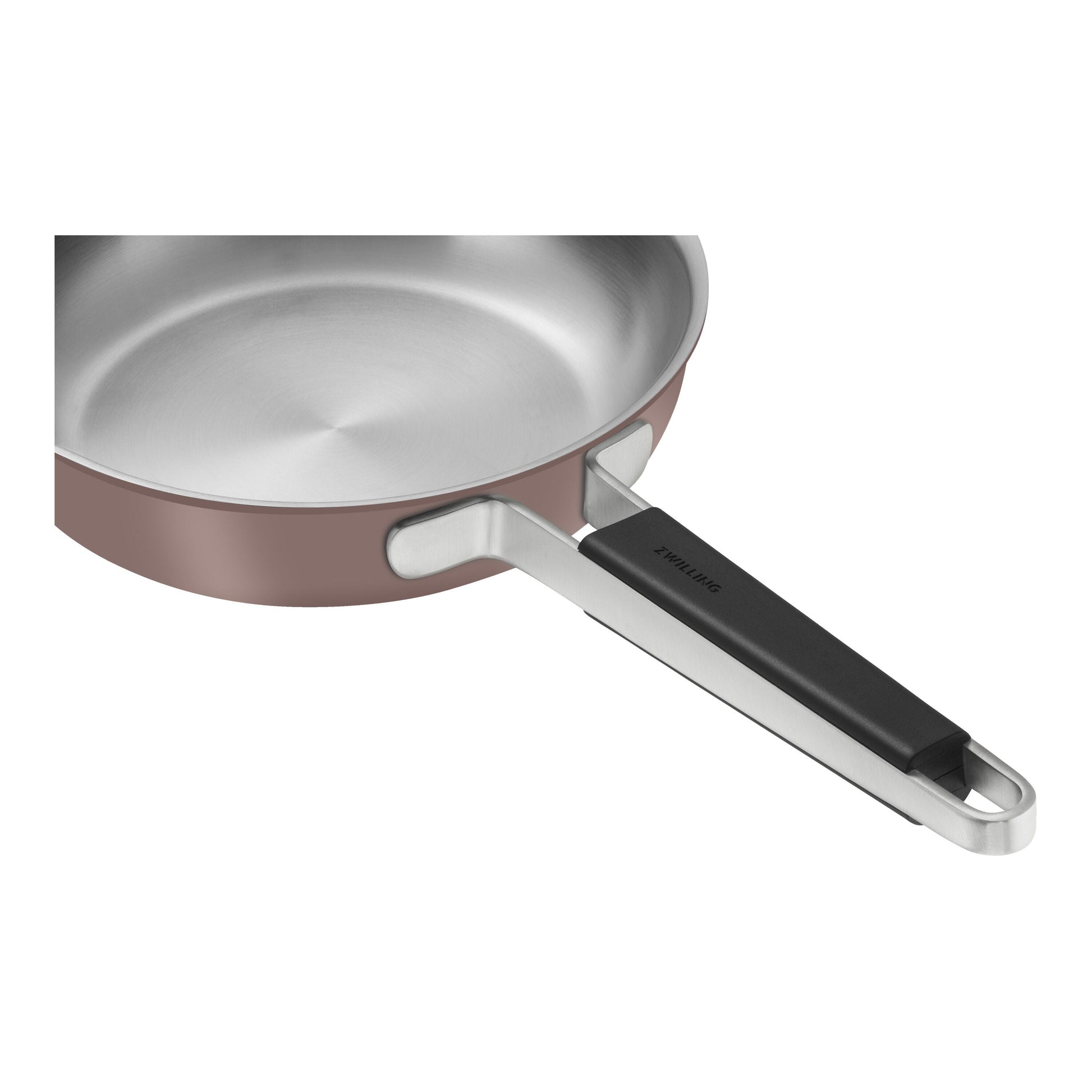ZWILLING Pure Frying Pan, 28 cm / 11 inch, 18/10 Stainless Steel, Rose-n/a-DECOROLALA