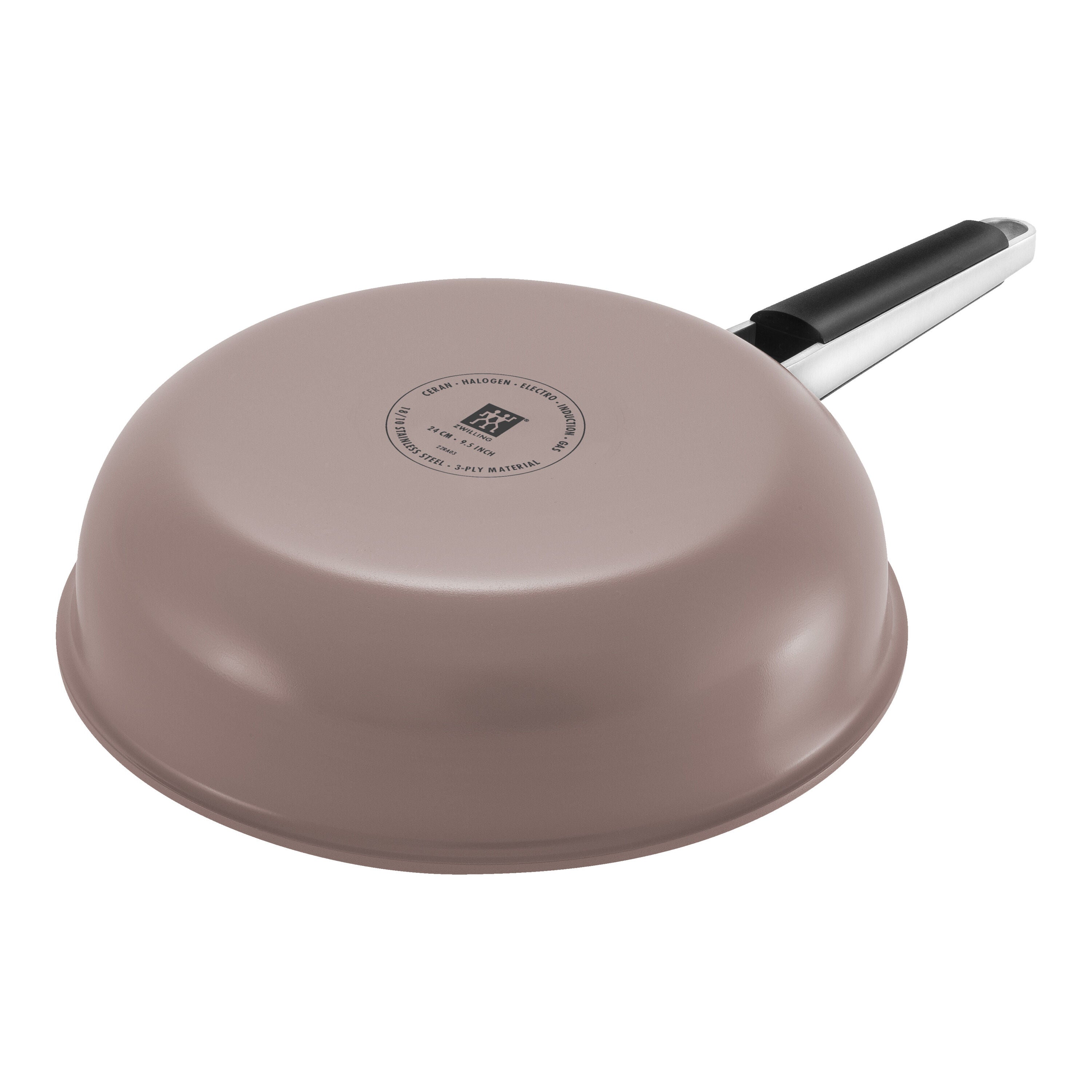 ZWILLING Pure Frying Pan, 28 cm / 11 inch, 18/10 Stainless Steel, Rose-n/a-DECOROLALA