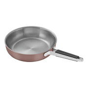 ZWILLING Pure Frying Pan, 28 cm / 11 inch, 18/10 Stainless Steel, Rose-n/a-DECOROLALA