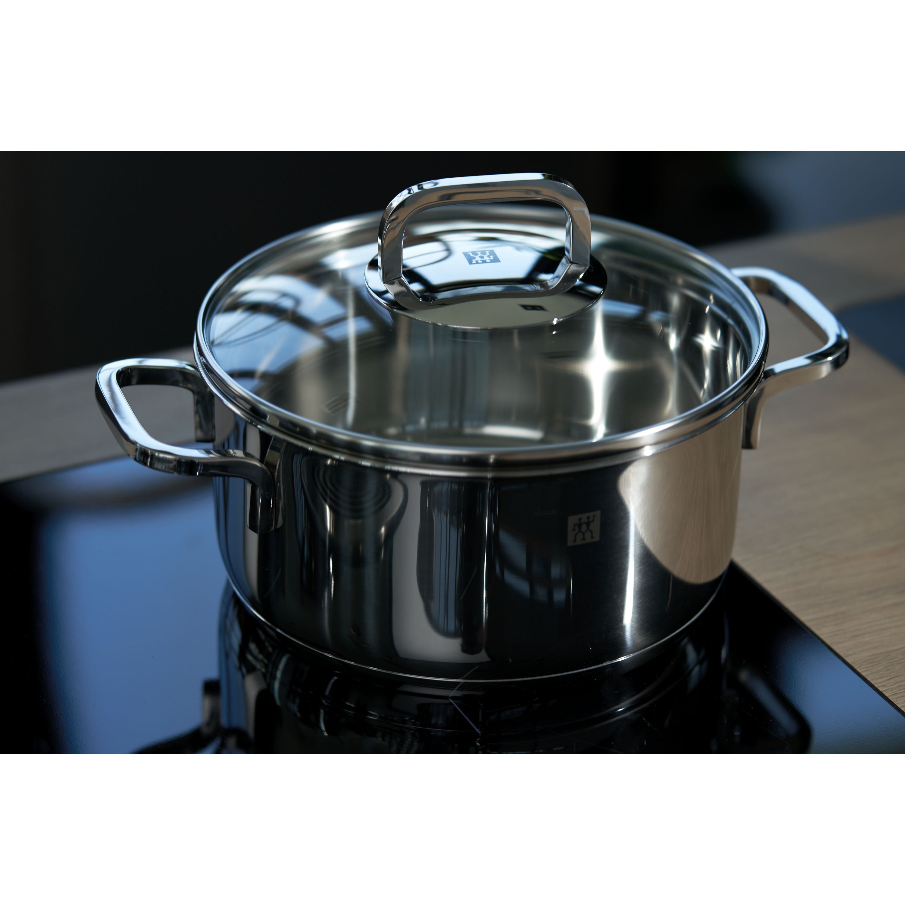 ZWILLING Quadro Pot Set 9 Piece, 18/10 Stainless Steel-Cookware Set-DECOROLALA