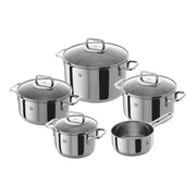 ZWILLING Quadro Pot Set 9 Piece, 18/10 Stainless Steel-Cookware Set-DECOROLALA