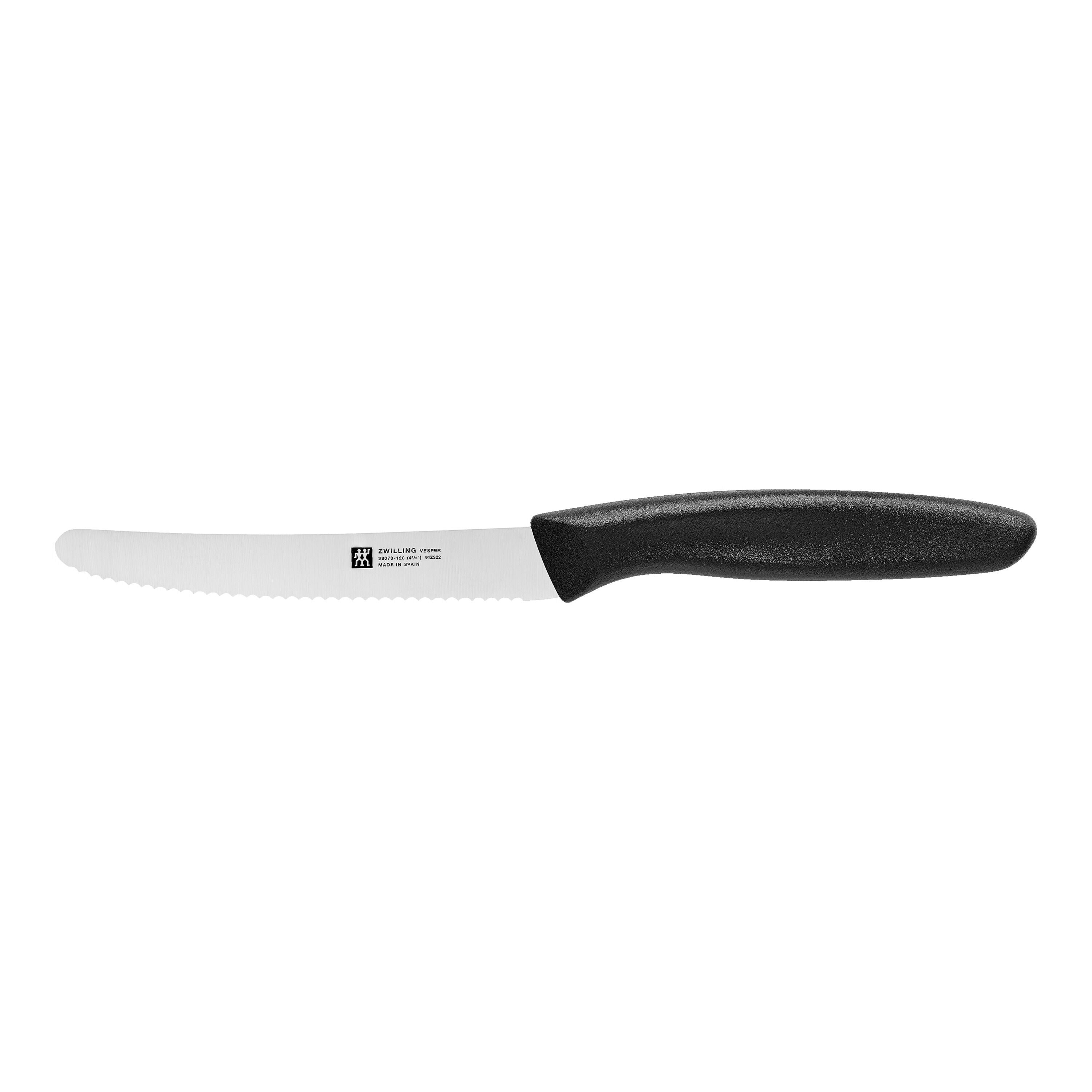 ZWILLING Serrated Utility Knife - Black 1 Pc-DECOROLALA