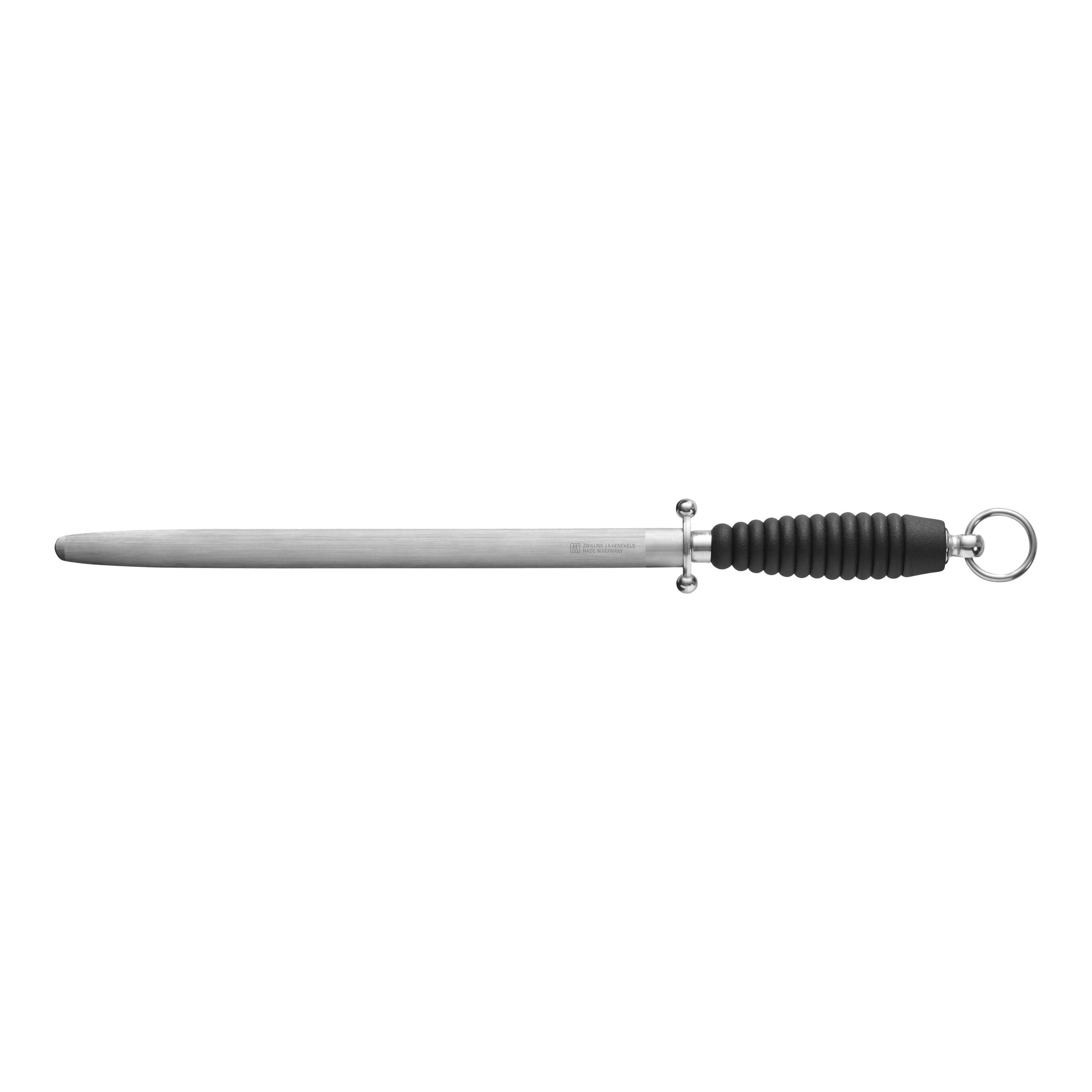 ZWILLING Sharpening Steel 31cm - Black Handle-Sharpening Ston-DECOROLALA