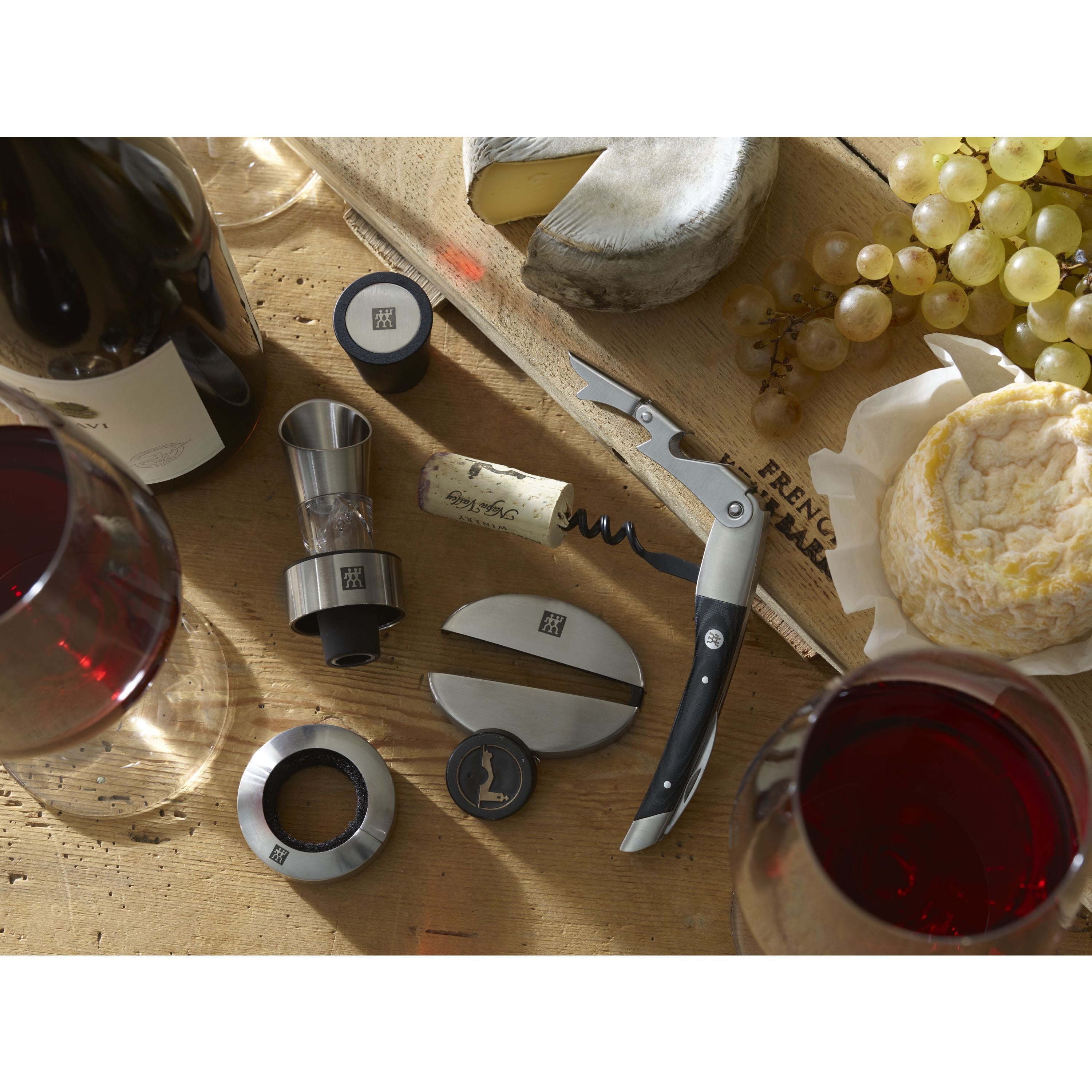 ZWILLING Sommelier 4-Piece Wine Set - Silver-Cocktail-DECOROLALA