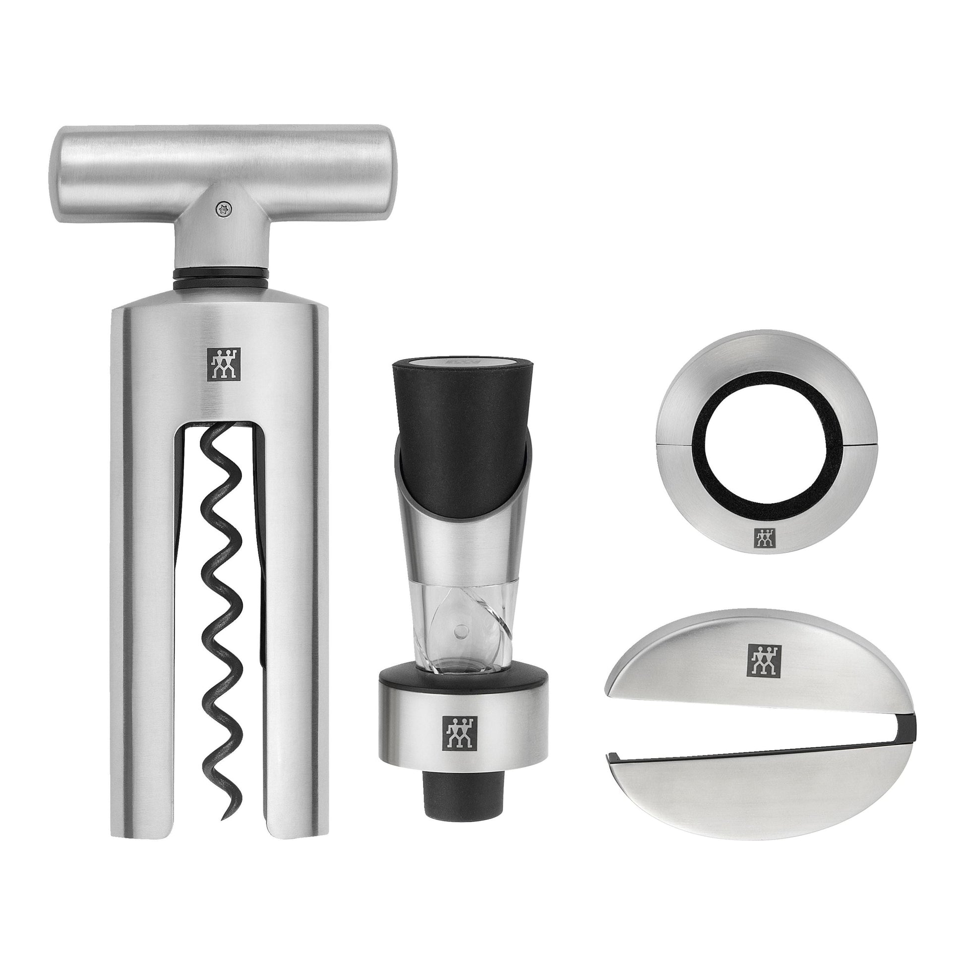 ZWILLING Sommelier 4-Piece Wine Set - Silver-Cocktail-DECOROLALA