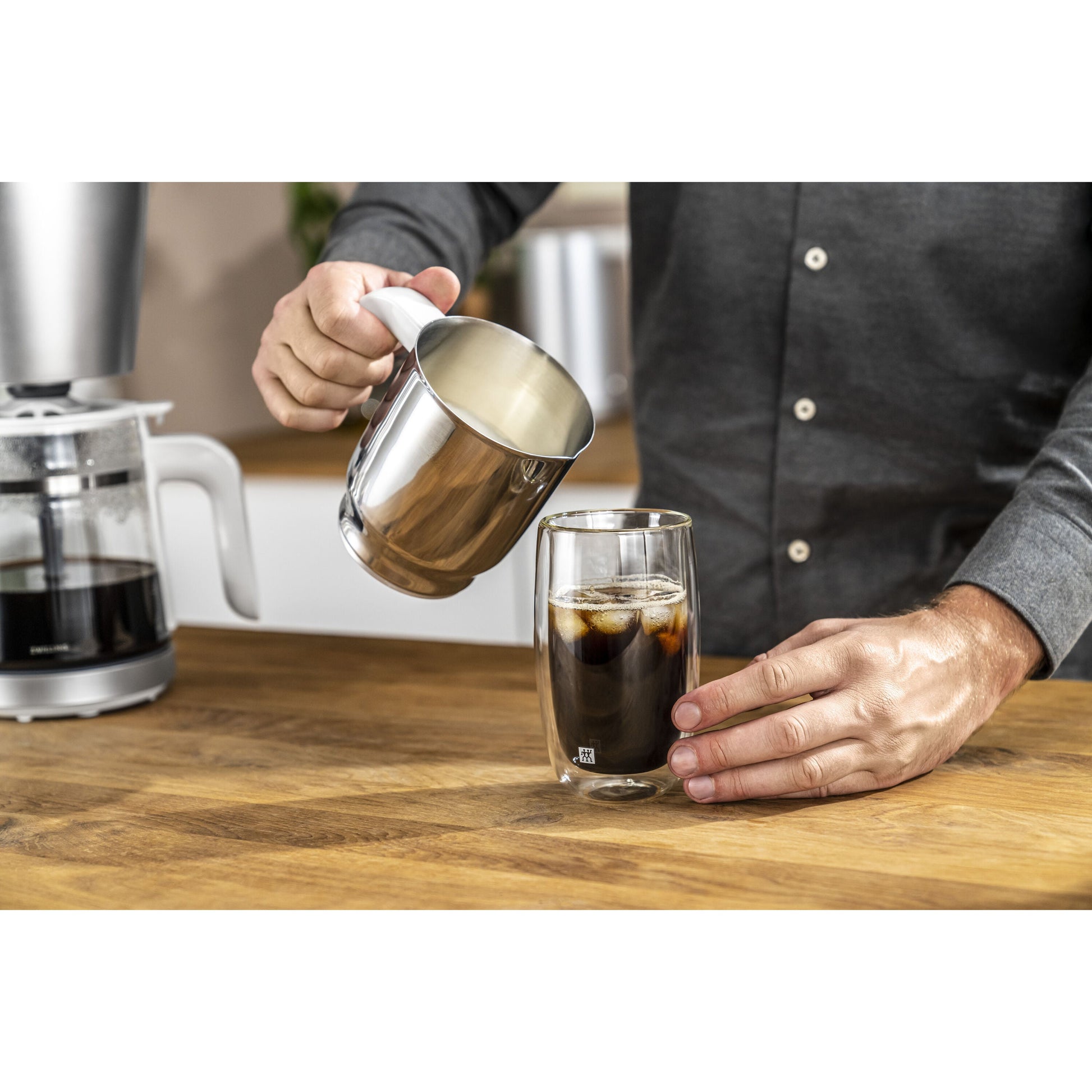 ZWILLING Sorrento 2 Piece Latte Glass Set, Transparent-Coffee-DECOROLALA