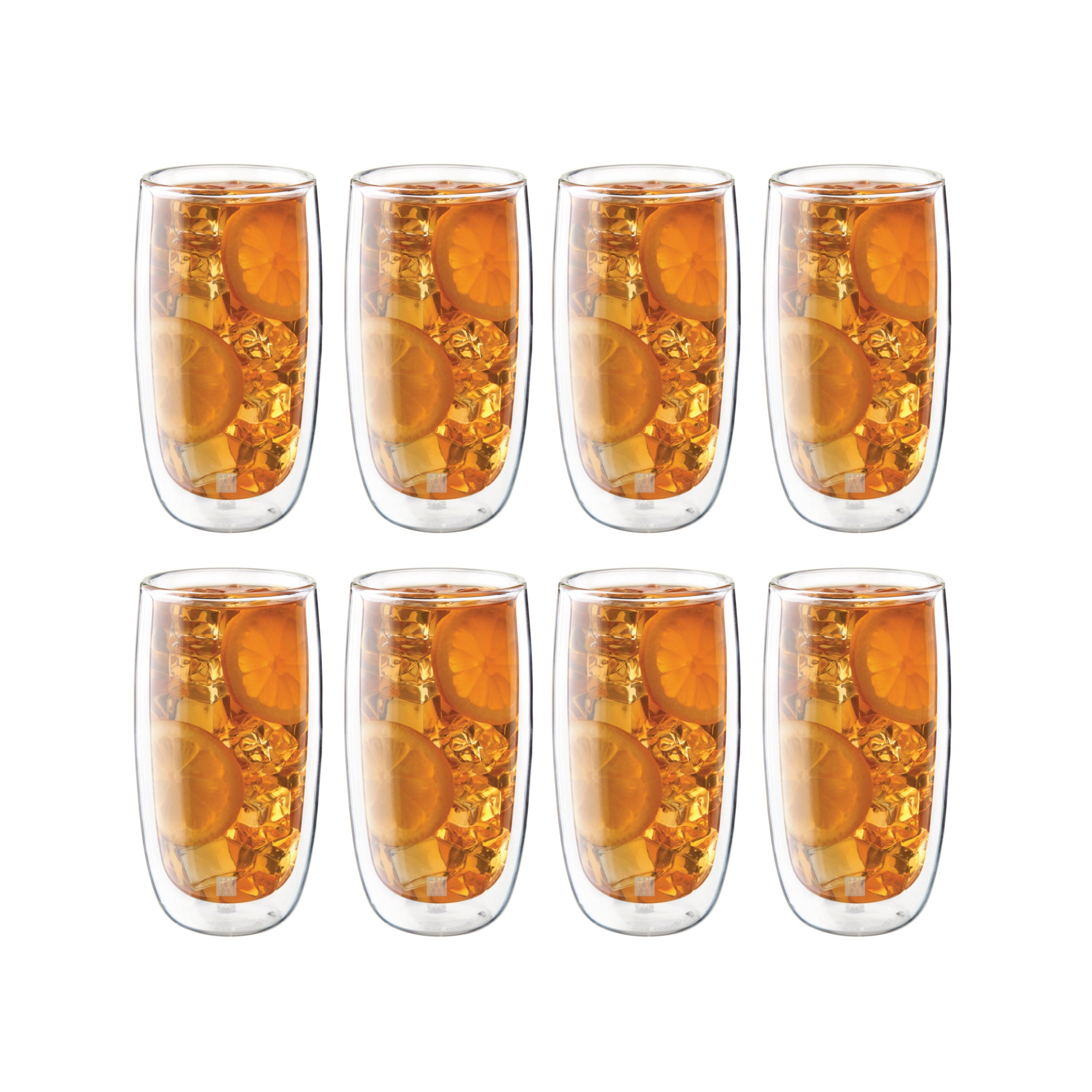 ZWILLING Sorrento 8 Piece Beverage Glass Set - Value Pack, Transparent-Drinkware Set-DECOROLALA
