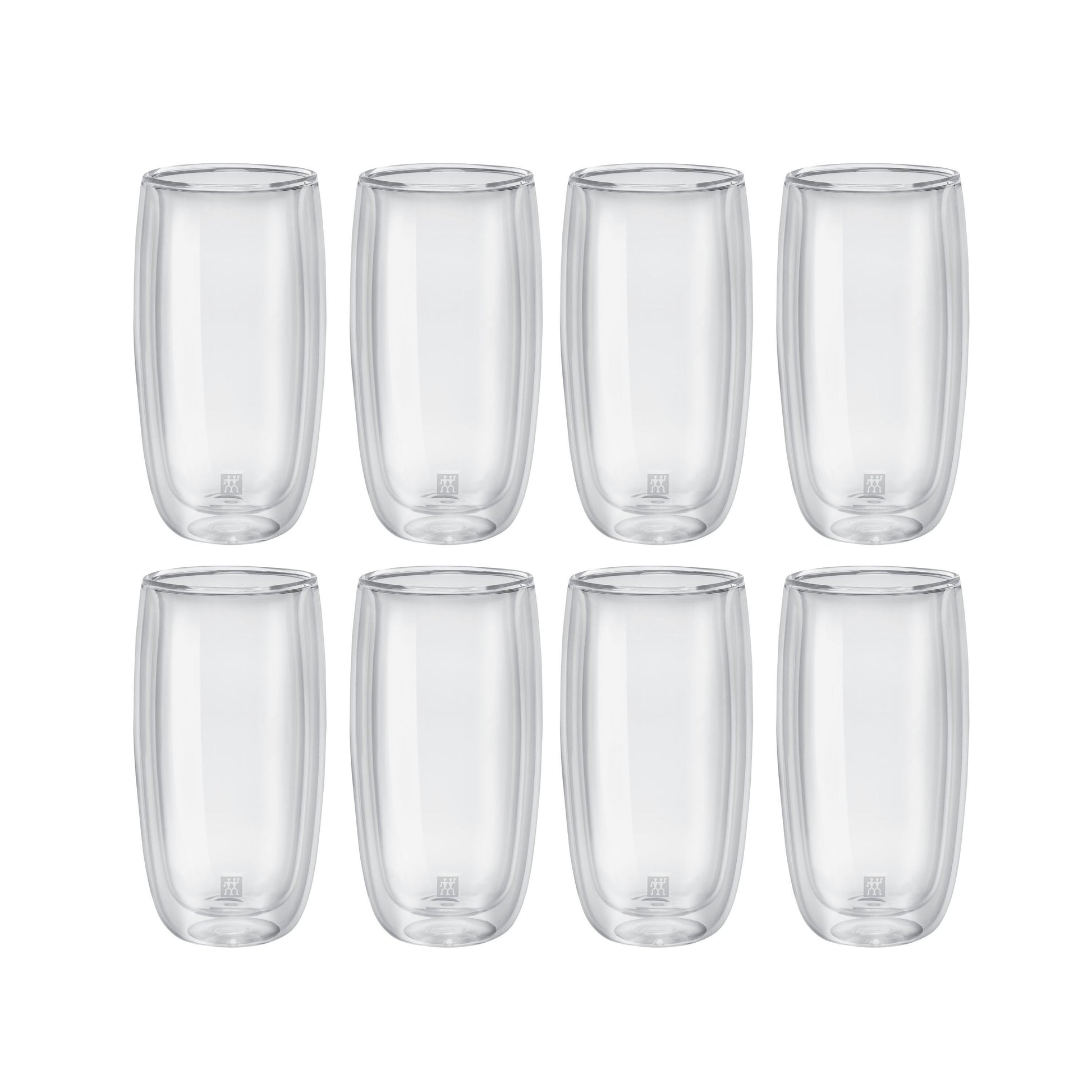 ZWILLING Sorrento 8 Piece Beverage Glass Set - Value Pack, Transparent-Drinkware Set-DECOROLALA