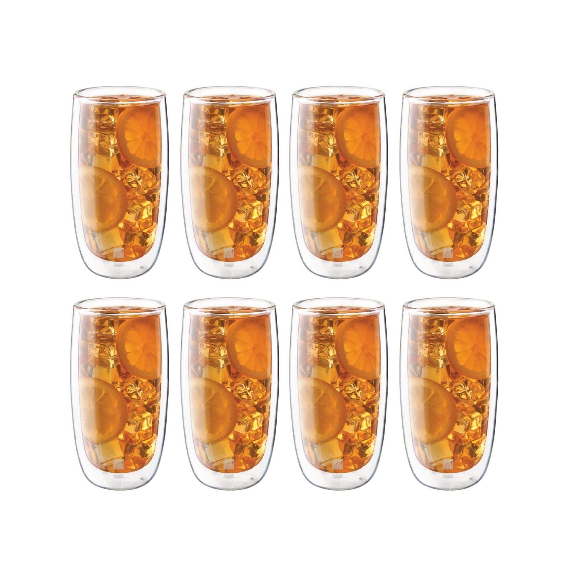 ZWILLING Sorrento 8 Piece Beverage Glass Set - Value Pack, Transparent-Drinkware Set-DECOROLALA