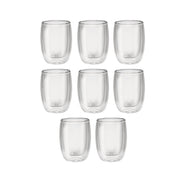 ZWILLING Sorrento 8 Piece Coffee Glass Set - Value Pack, Transparent-Coffee-DECOROLALA