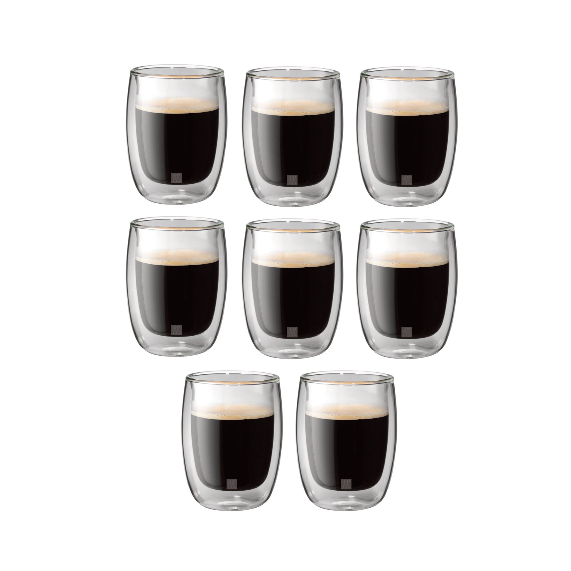 ZWILLING Sorrento 8 Piece Coffee Glass Set - Value Pack, Transparent-Coffee-DECOROLALA