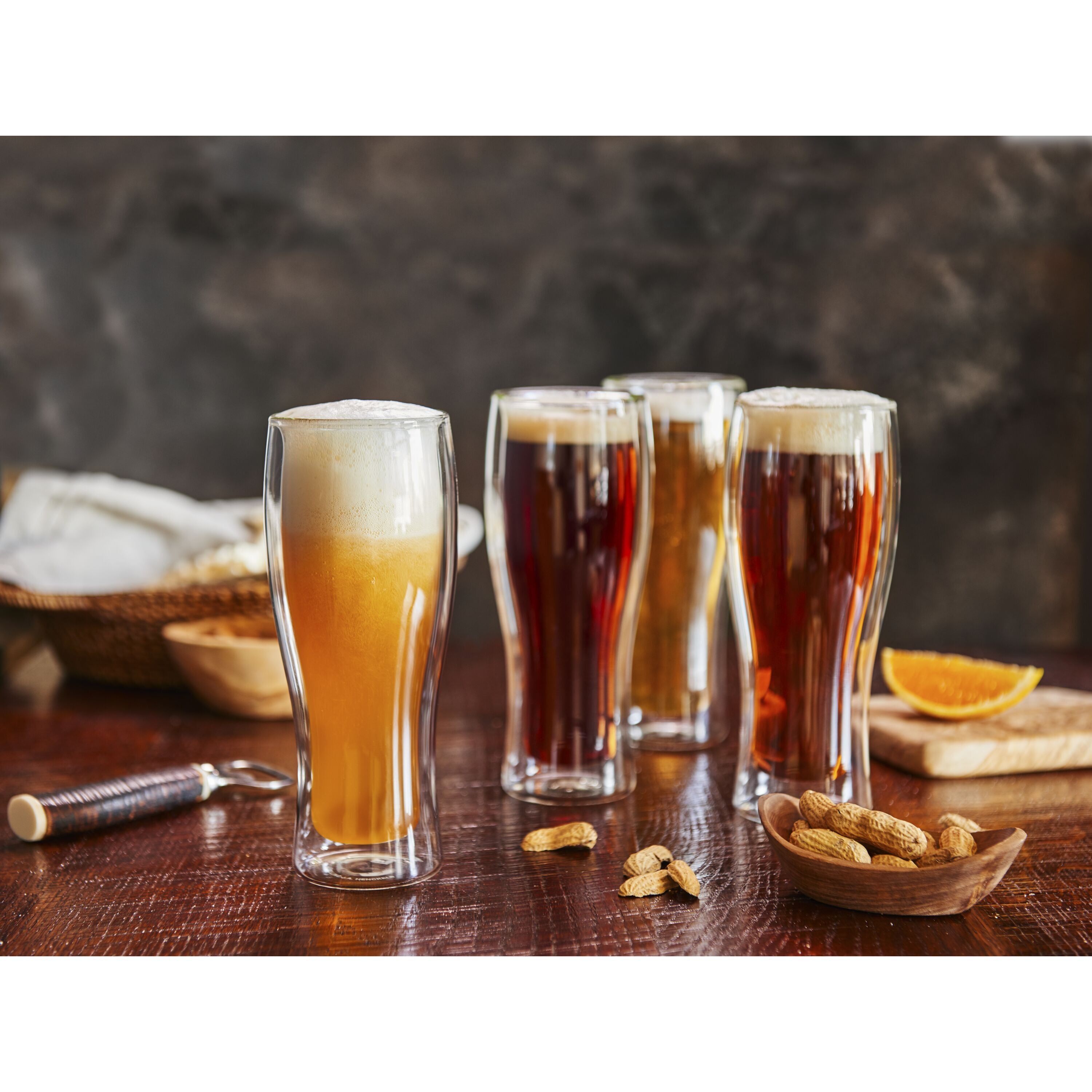 ZWILLING Sorrento Bar 2 Piece Beer Glass Set, Transparent-Glasses-DECOROLALA