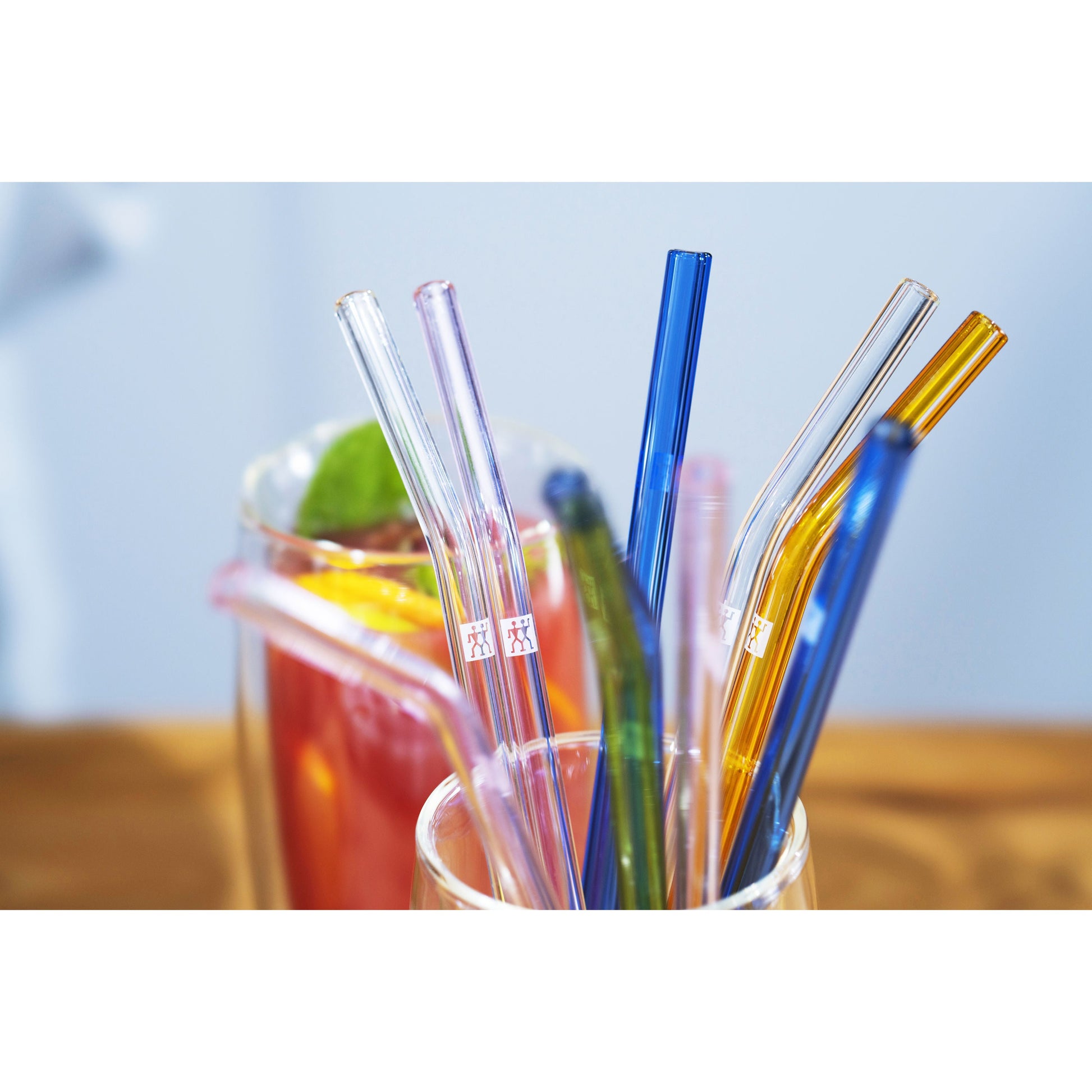ZWILLING Sorrento Glass Straws Set - 4 Pack-DECOROLALA