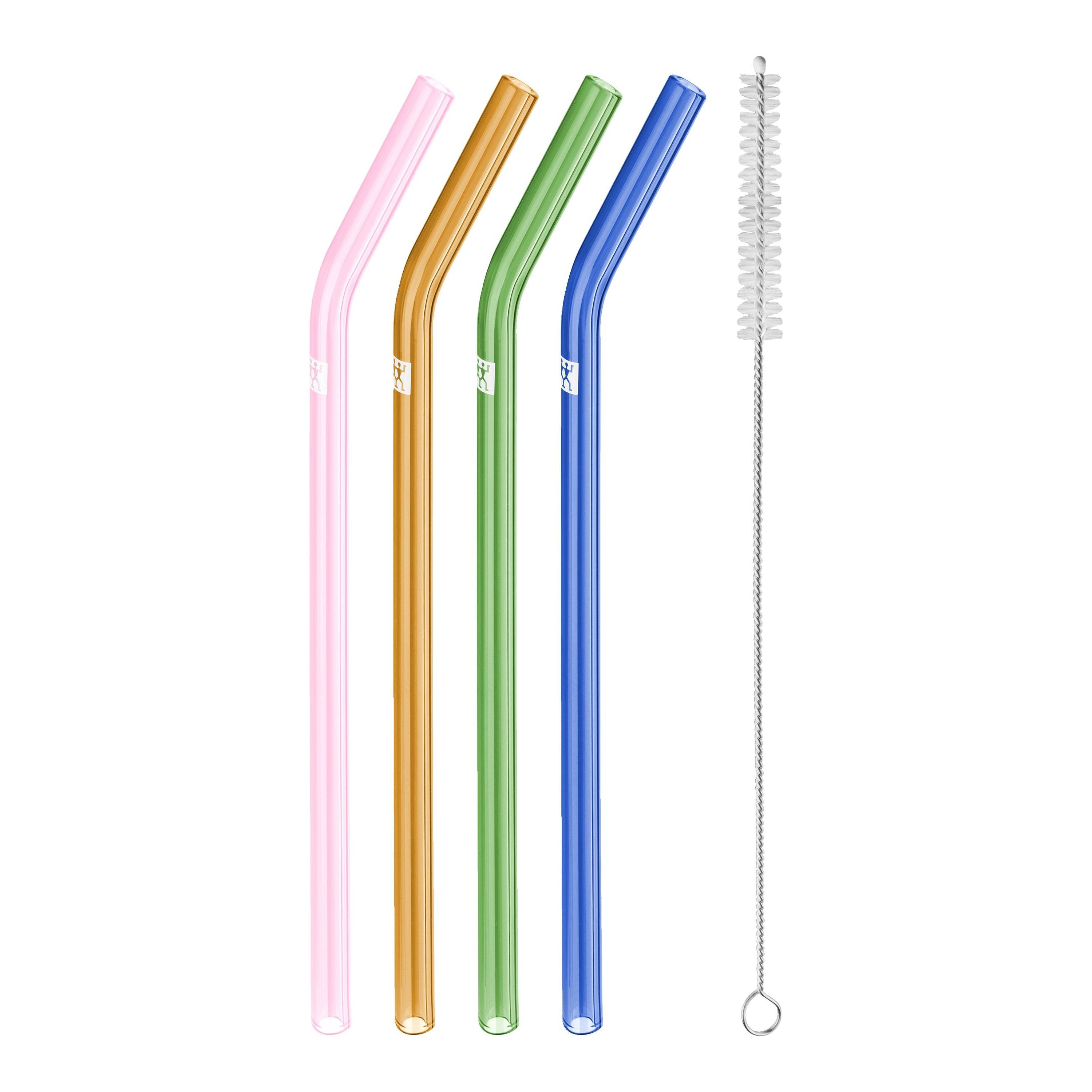 ZWILLING Sorrento Glass Straws Set - 4 Pack-DECOROLALA