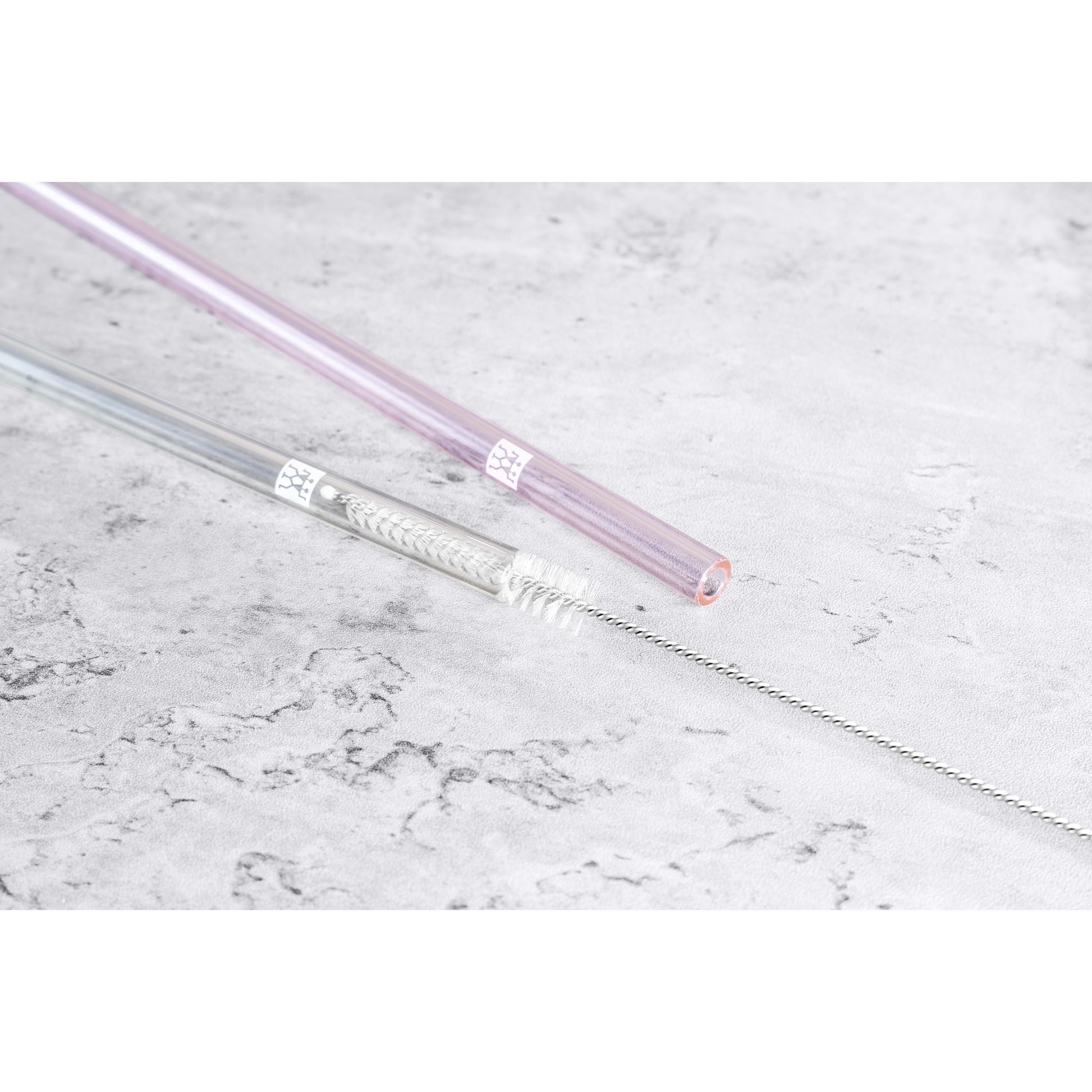 ZWILLING Sorrento Glass Straws Set - 4pc Reusable-DECOROLALA