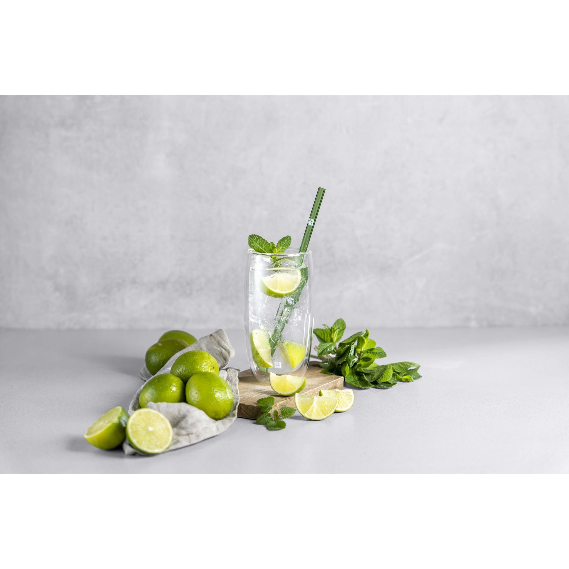 ZWILLING Sorrento Glass Straws Set - 4pc Reusable-DECOROLALA